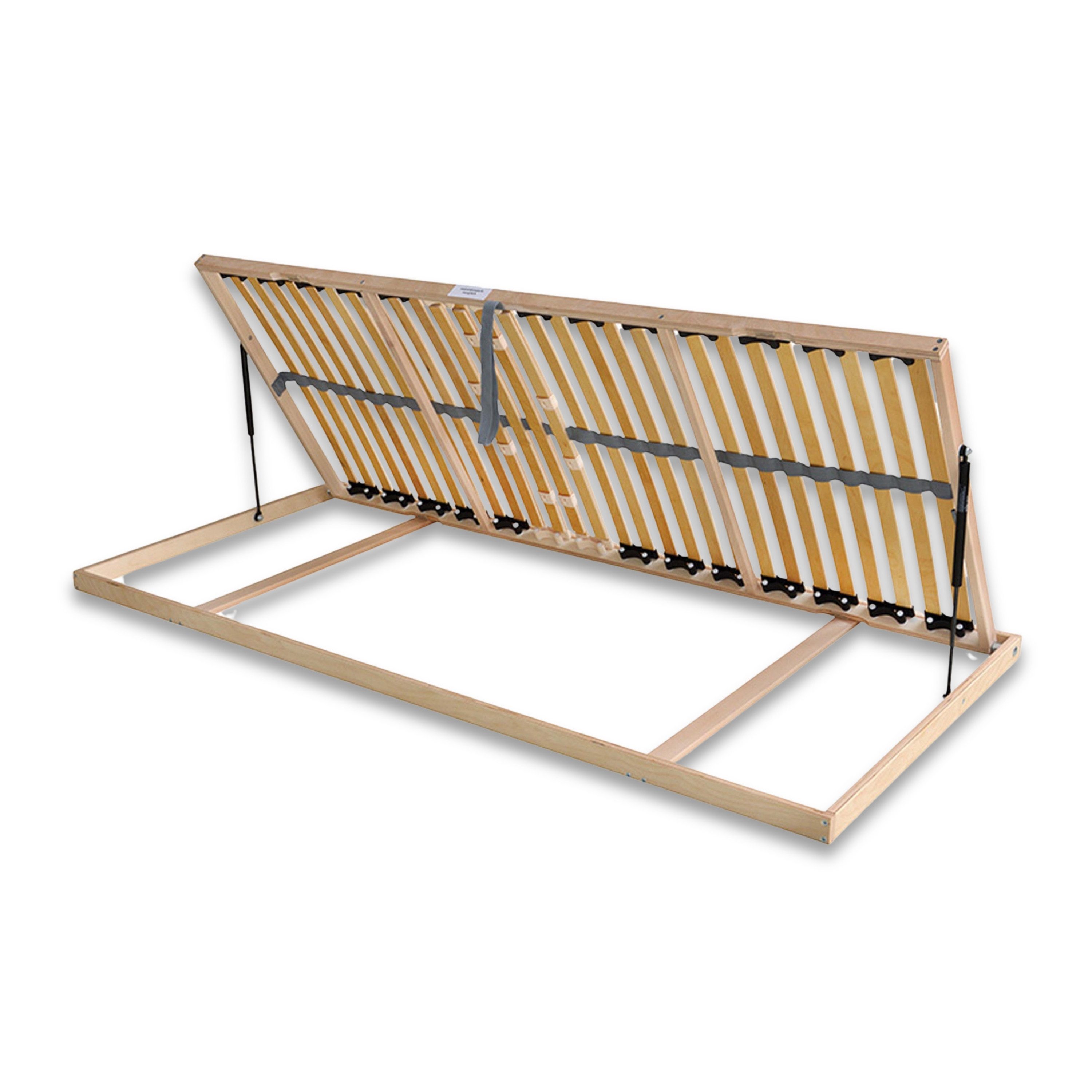 Lattenrost Lattenrost mit Bettkastenfunktion, Öffnung Vorn, Links oder Rechts, Betten-ABC, Kopfteil Öffnung nach Rechts, Fußteil Öffnung nach Rechts, Optimale Anpassung an den Körper, besondere Langlebigkeit, stabil