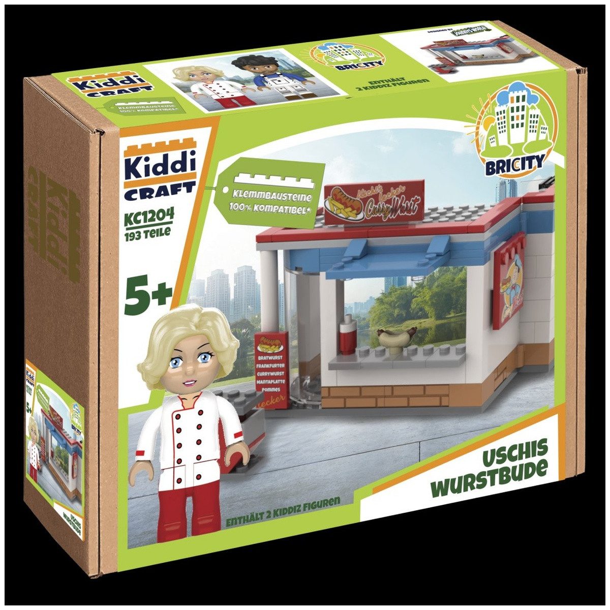 Wisam Kiddicraft KC1204 Uschis Wurstbude Spielbausteine