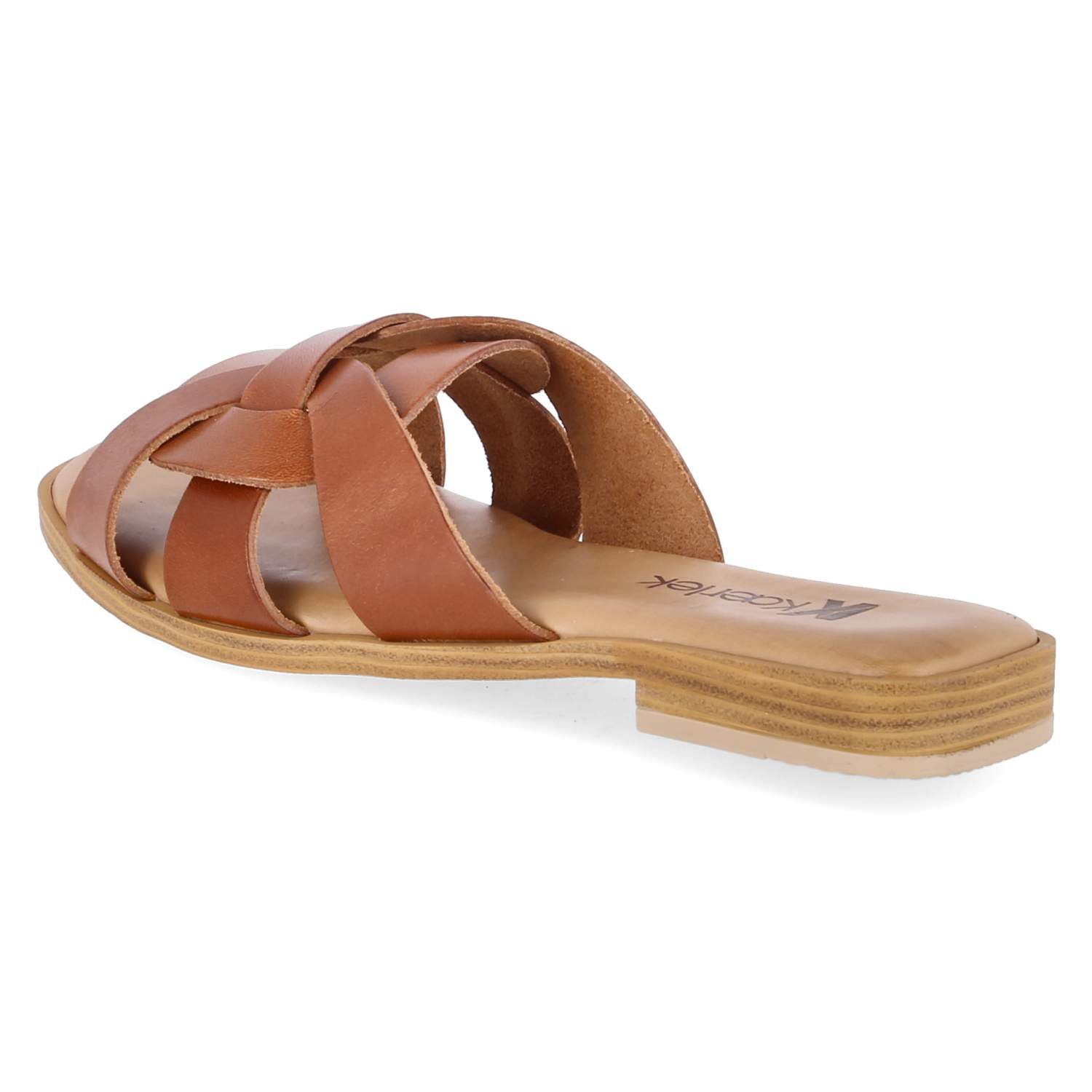Kaerlek Kaerlek 4700/7853 CUOIO Damen Glattleder brown Pantolette