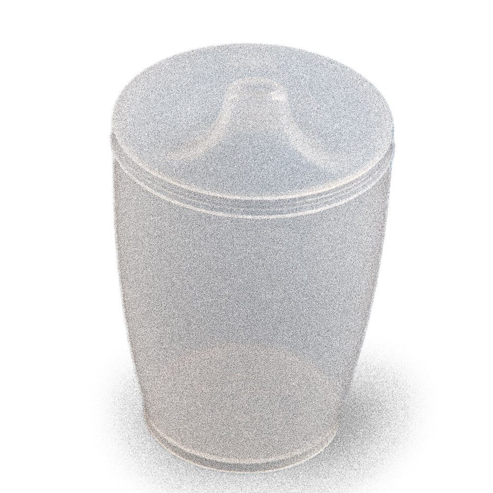 Mobiclinic Schnabelbecher 250ml - Auslaufsicherer Trinkbecher Aus Kunststoff In Weiß