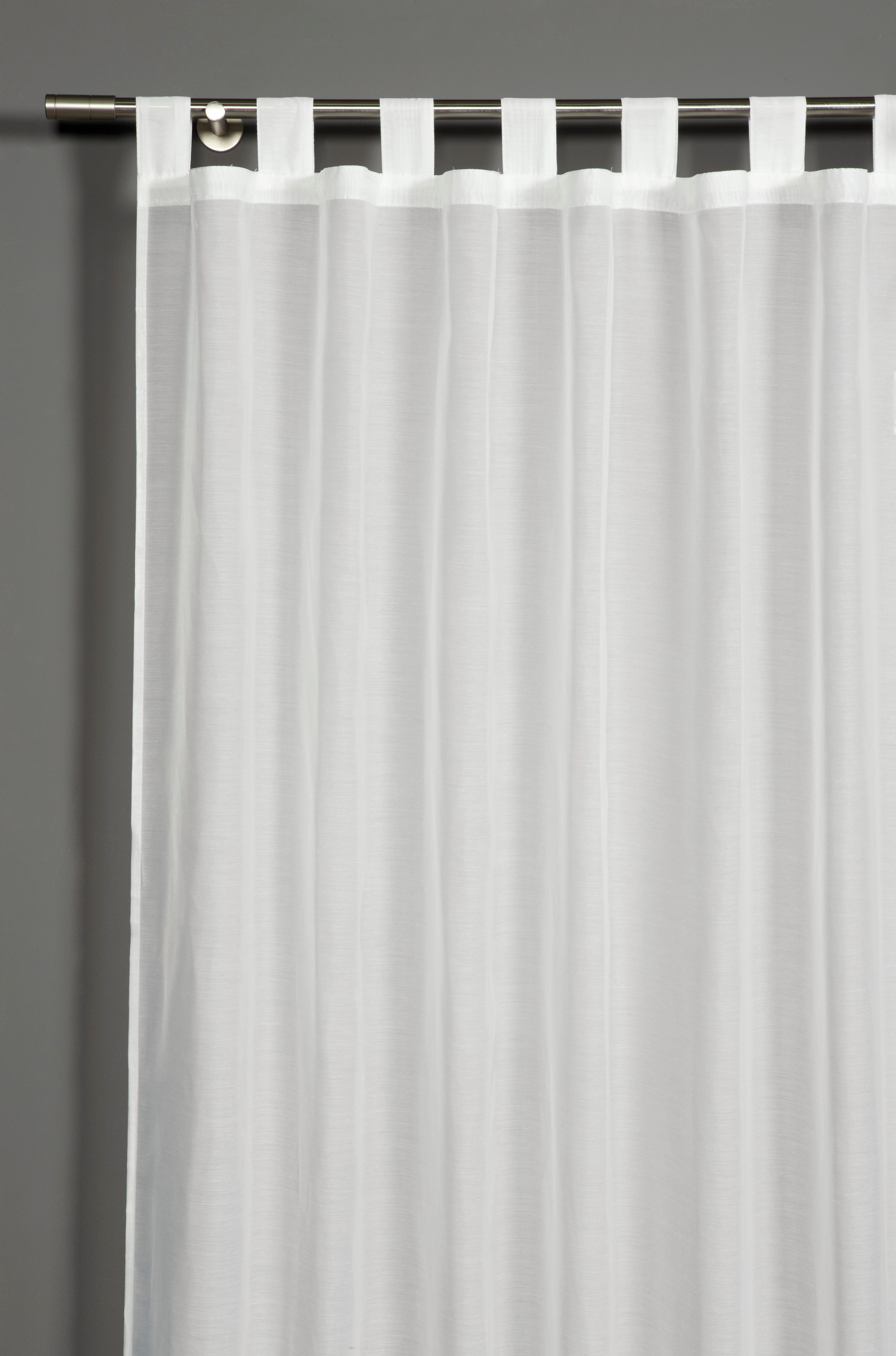 Gardine »Schal Voile Uni«, (1 St.), mit Schlaufen günstig online kaufen