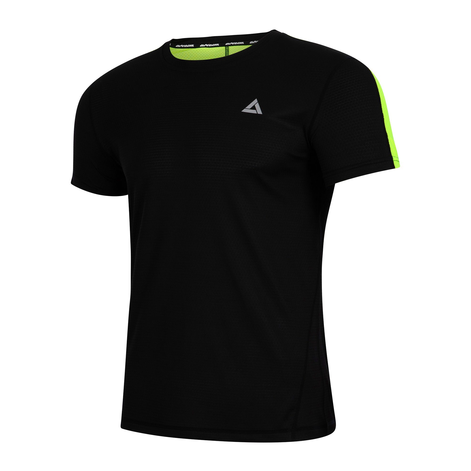 Airtracks Laufshirt Herren Laufshirt Kurzarm Pro Line Funktionsshirt mit optimalem Tragekomfort Atmungsaktiv, & Quick Dry Funktion < S M L XL XXL XXXL >