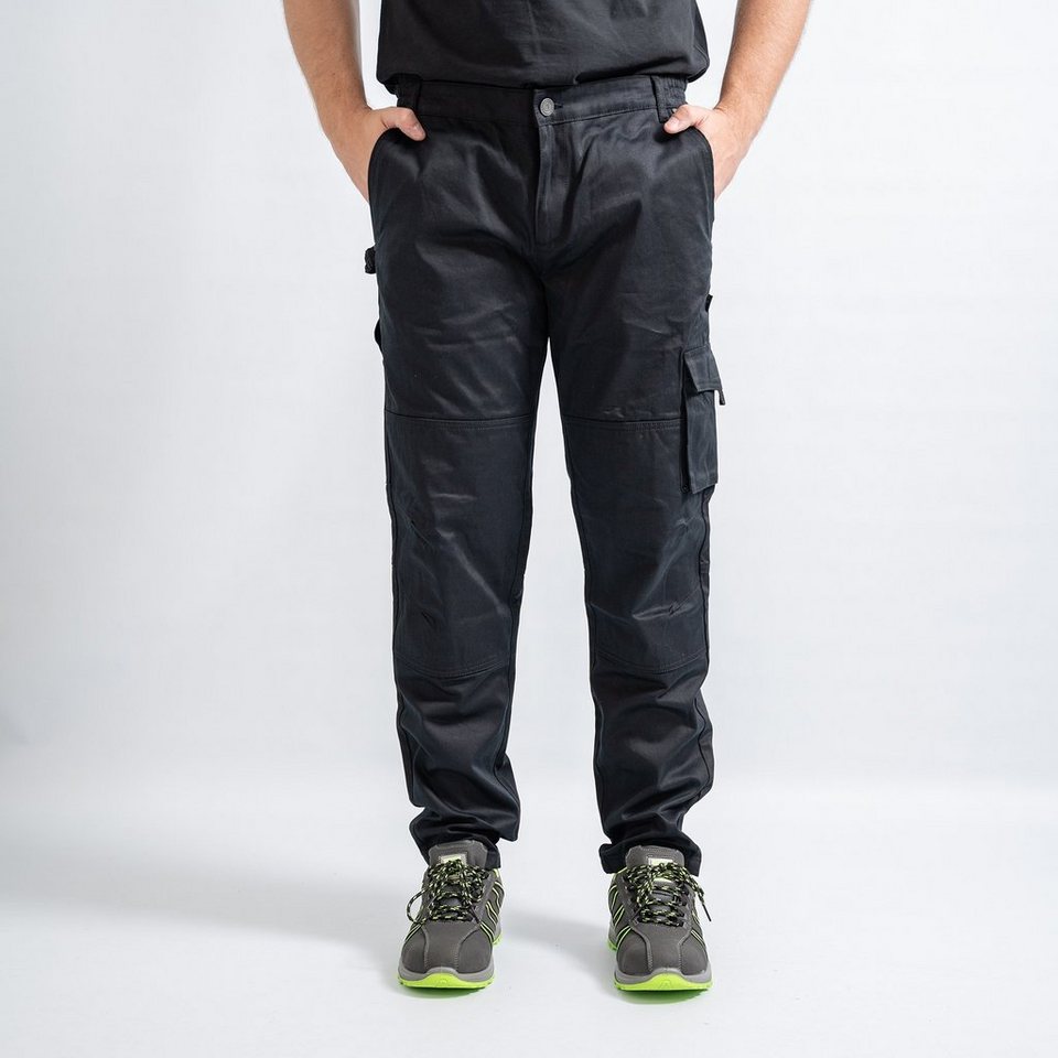 MAR Workwear Arbeitshose Basic, 6 Taschen, ergonomischer Schnitt, seitlich  dehnbarer Bund, breite Gürtelschlaufe