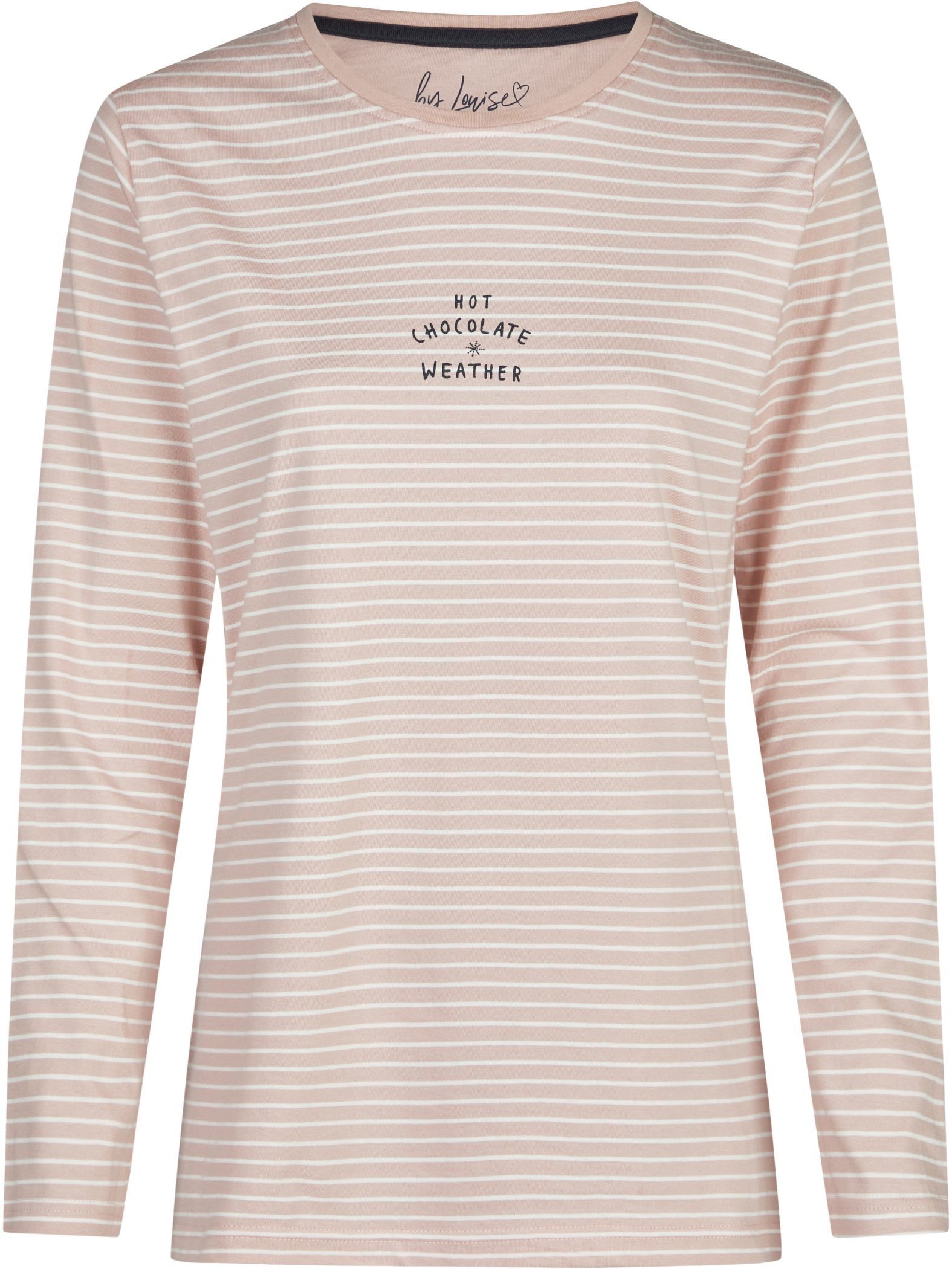 By Louise Schlafanzug by Louise Damen Pyjama mit Kuschelsocken Nachtwäsche günstig online kaufen