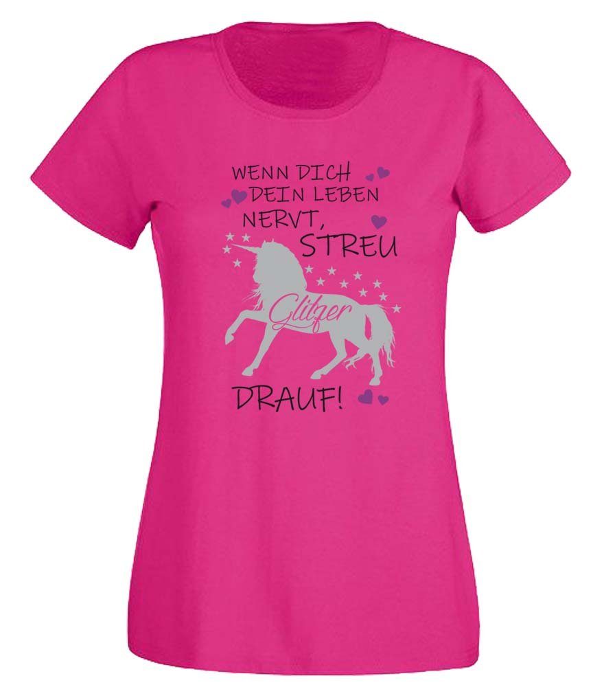 G-graphics T-Shirt Damen T-Shirt - Wenn günstig online kaufen