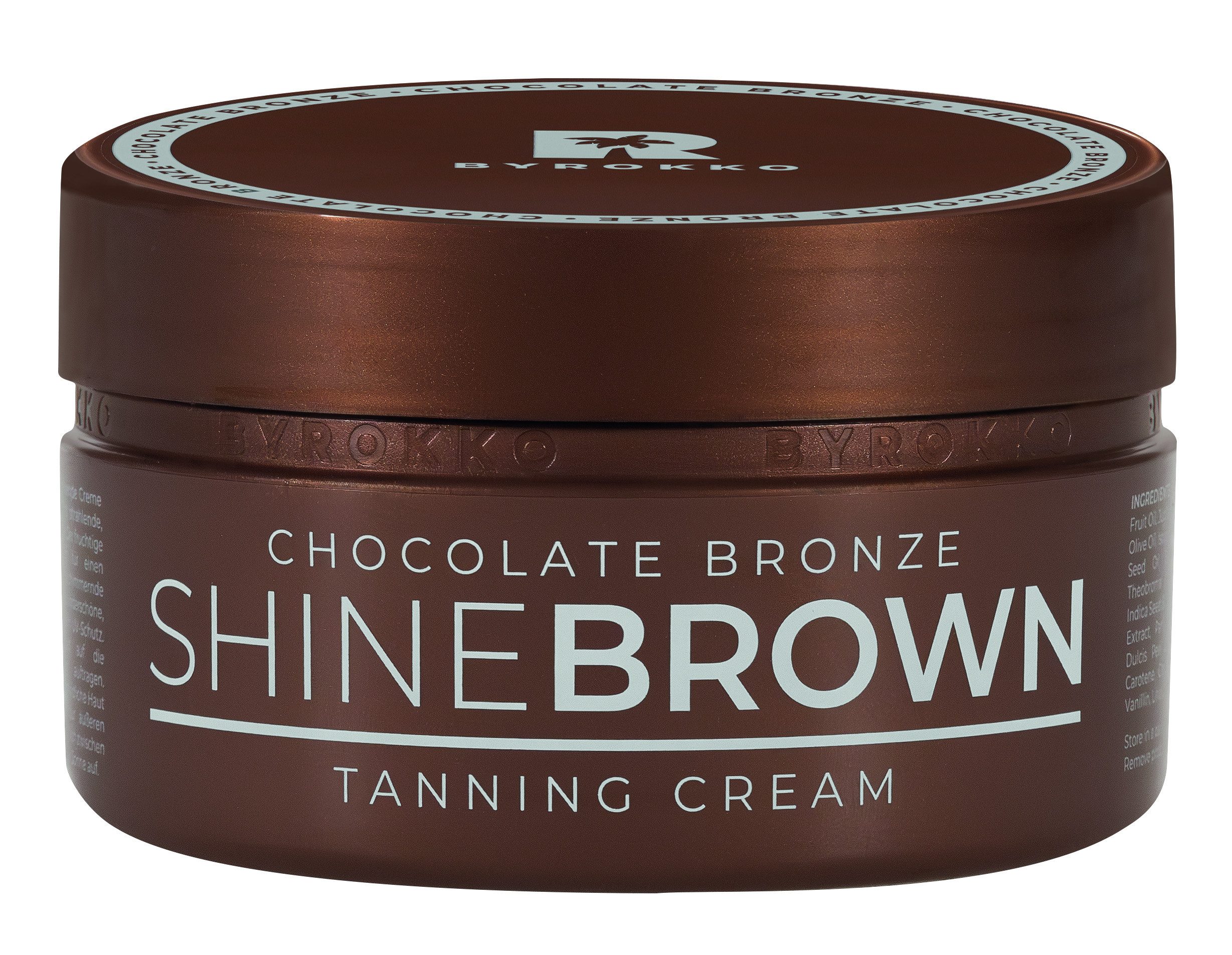 BYROKKO Selbstbräunungscreme Shine Brown Chocolate Bronze, 1-tlg., mit Bronzeschimmer