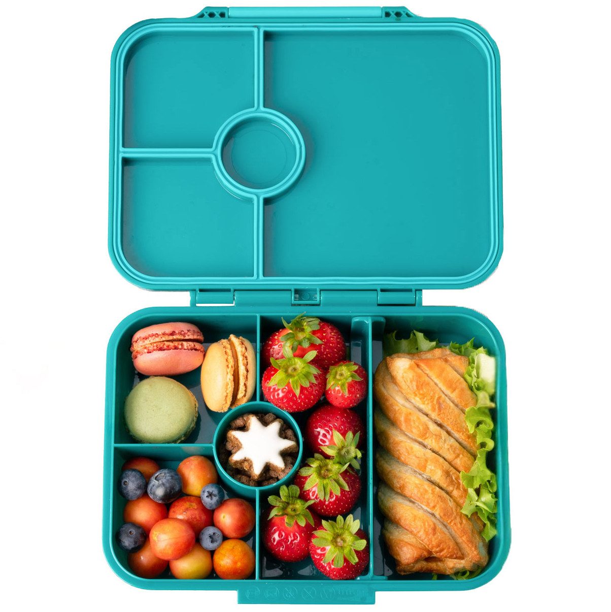 Lunchbox Bentobox Lunchbox, 4 Fächer - Kinder Lunchbox Vesperdose Brotbüchse