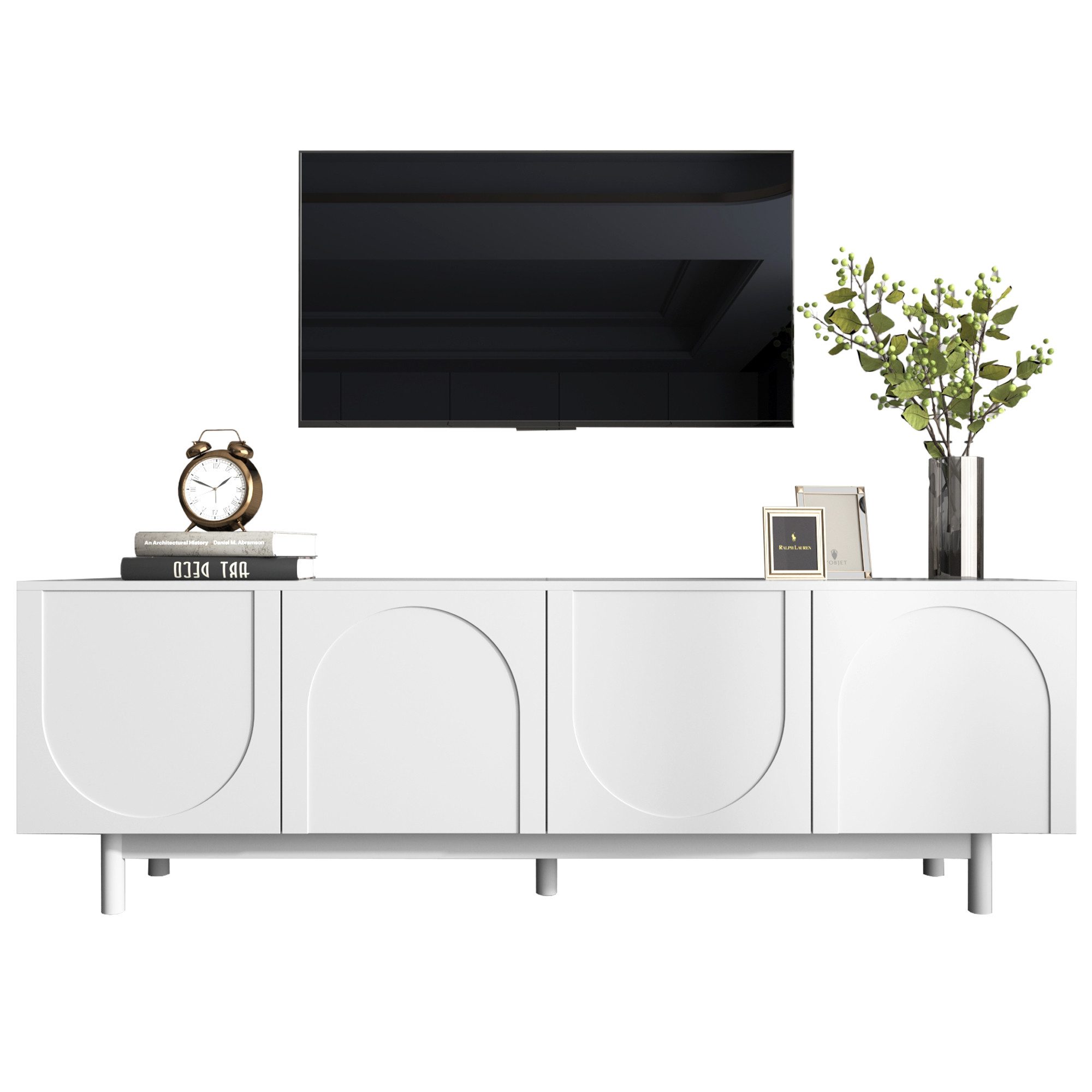 Lowboard TV-Schrank TV-Board Fernsehtisch Leichte Lowboard-TV-Möbel