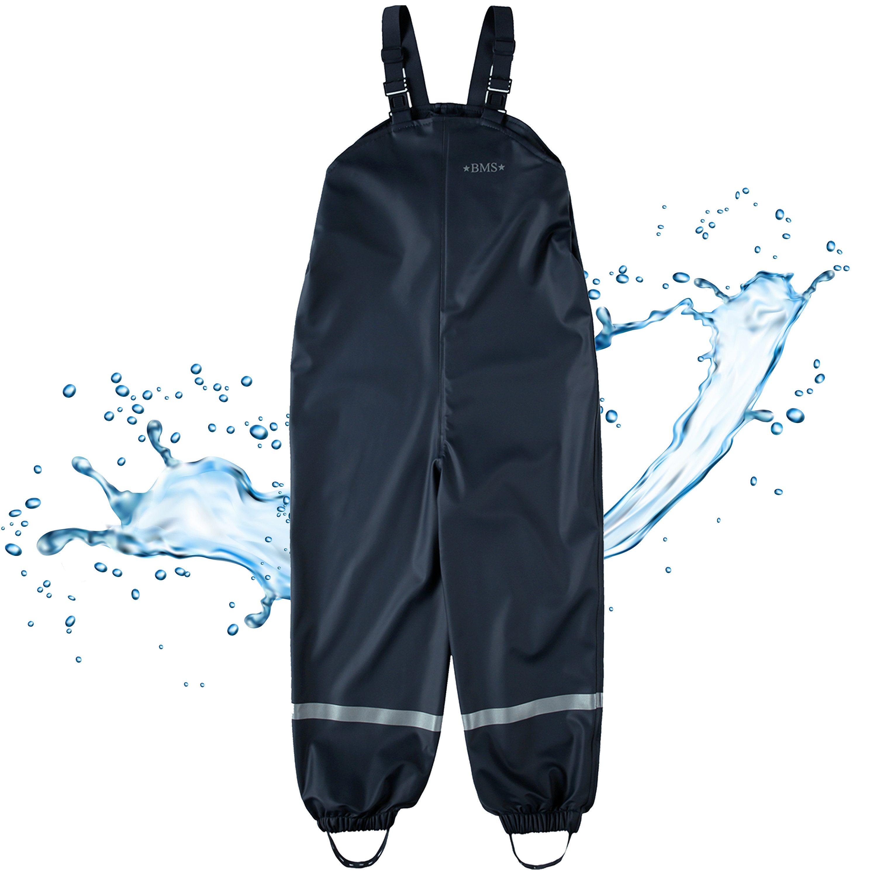 BMS Regen- und Matschlatzhose Räuberwald 100% wasserdichte Regenlatzhose OekoTex zertifiziert – Bild 2 von 5