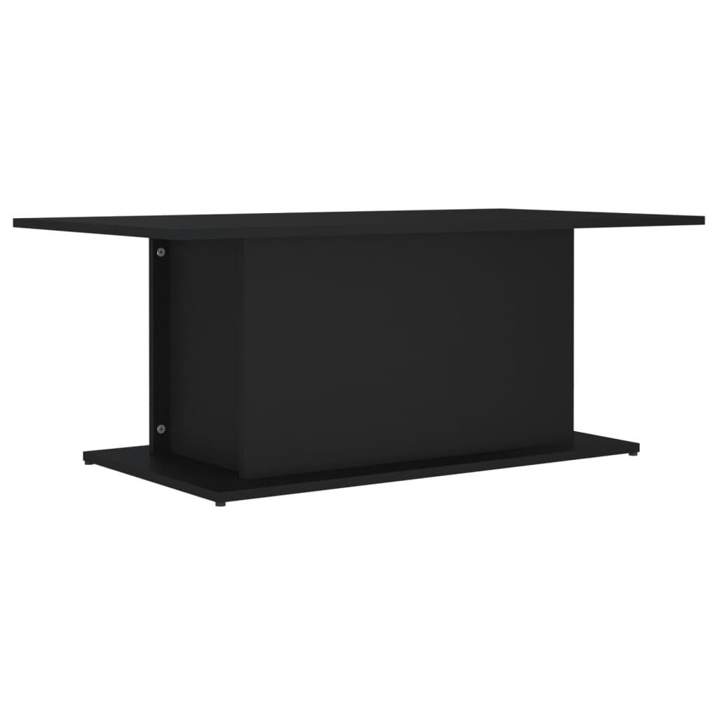 vidaXL Couchtisch Couchtisch Schwarz 102x55,5x40 cm Holzwerkstoff (1-St)