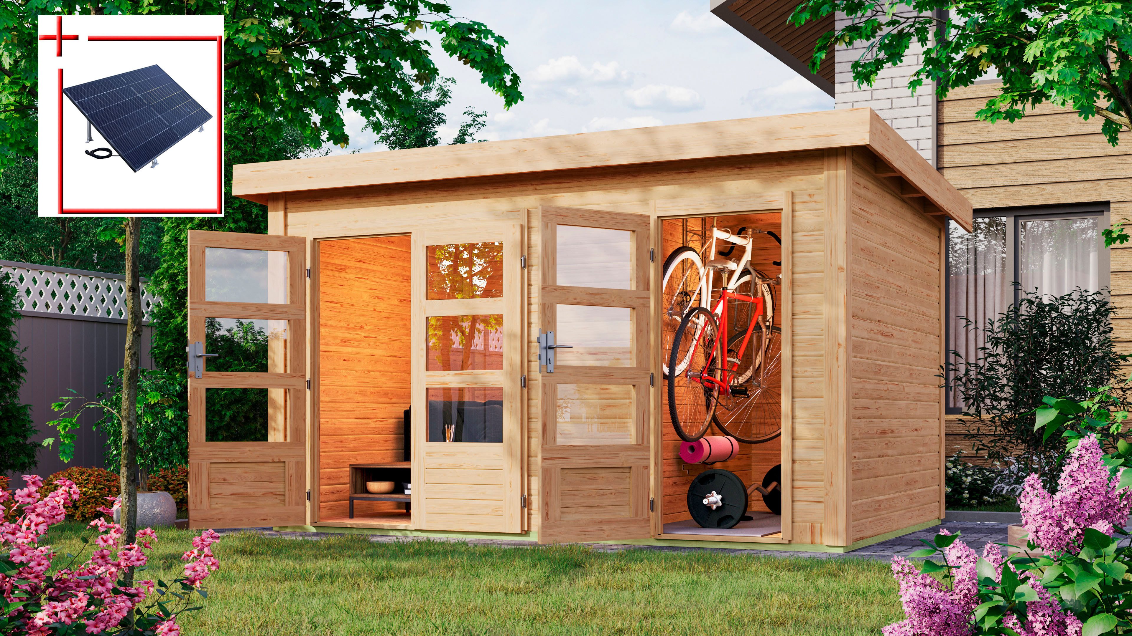 Karibu Gartenhaus Prenzlau, BxT: 458x302 cm