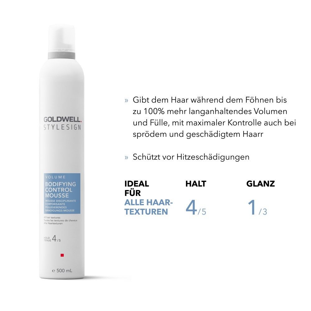 Goldwell Haarpflege-Spray Goldwell StyleSign Bodifying Control Mousse 500 ml