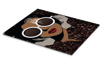 Posterlounge Acrylglasbild ilaamen Pelshaw, Kaffee, Lounge Illustration
