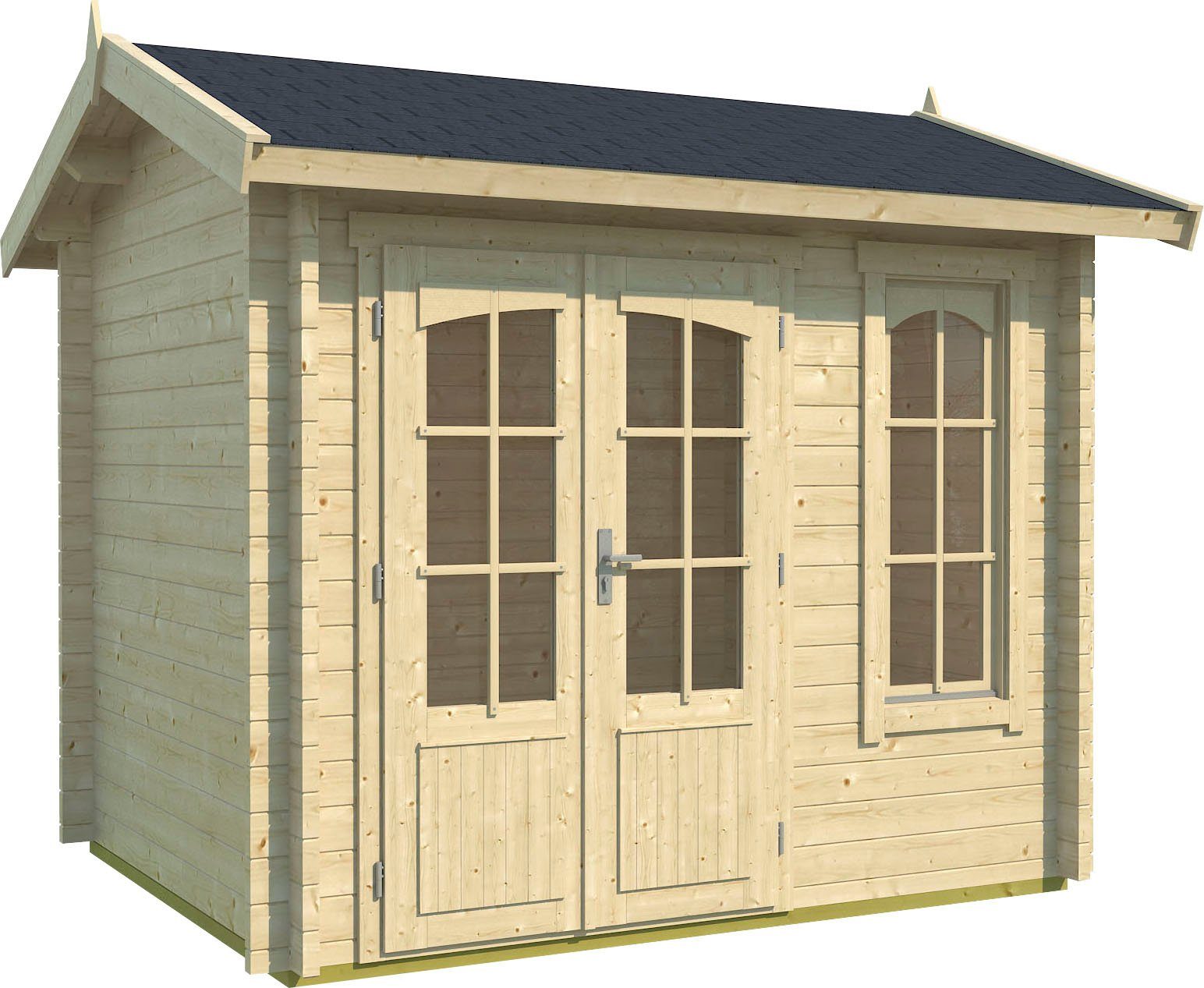 LASITA MAJA Gartenhaus Alex, BxT: 290x254 cm, (Set, inkl. Fussbodenbretter zum verlegen)