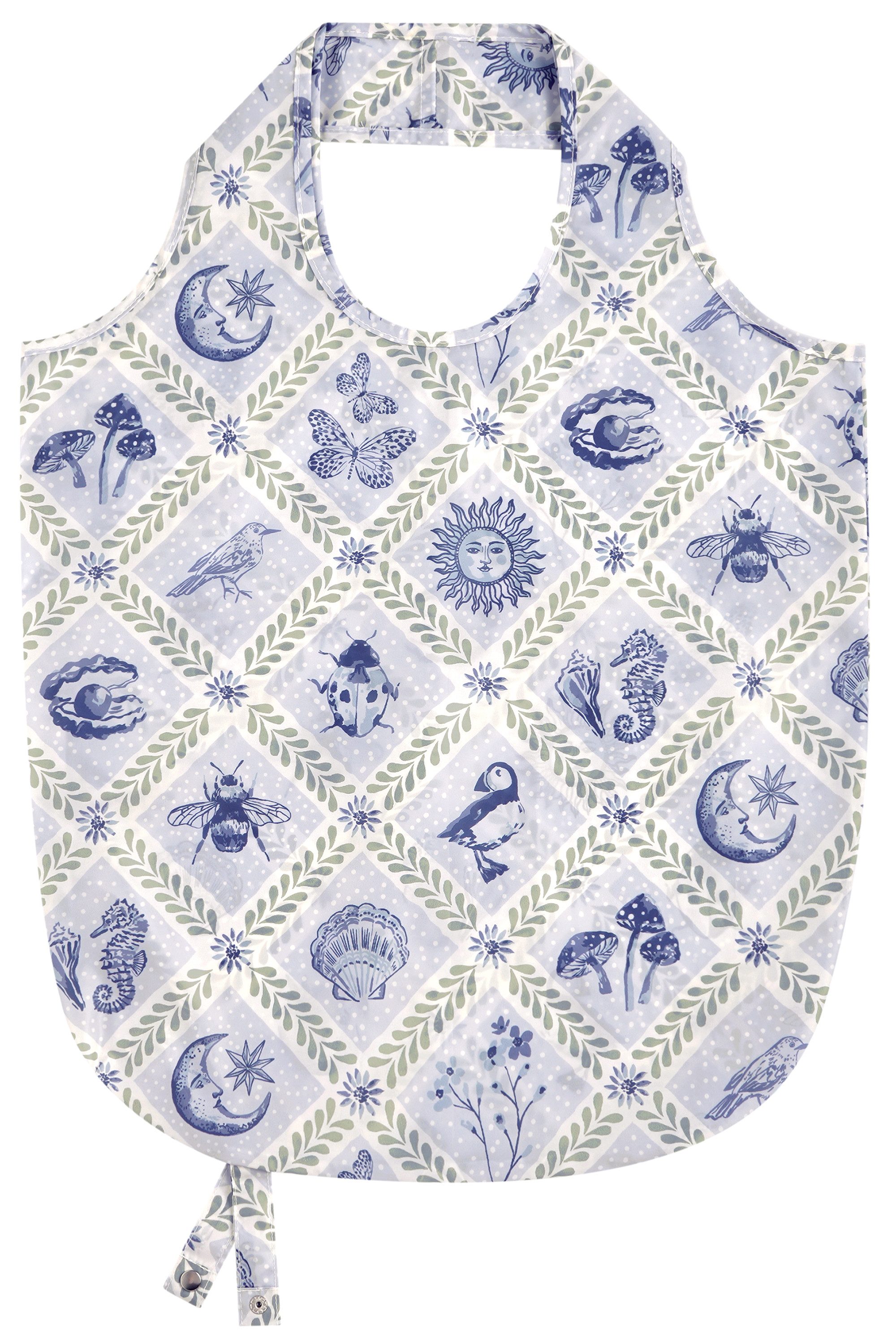 Ulster Weavers Einkaufsbeutel Coastal Treasures, faltbare Einkaufstasche incl. Tragegriffe ca.46x61cm Roll-up-Tasche