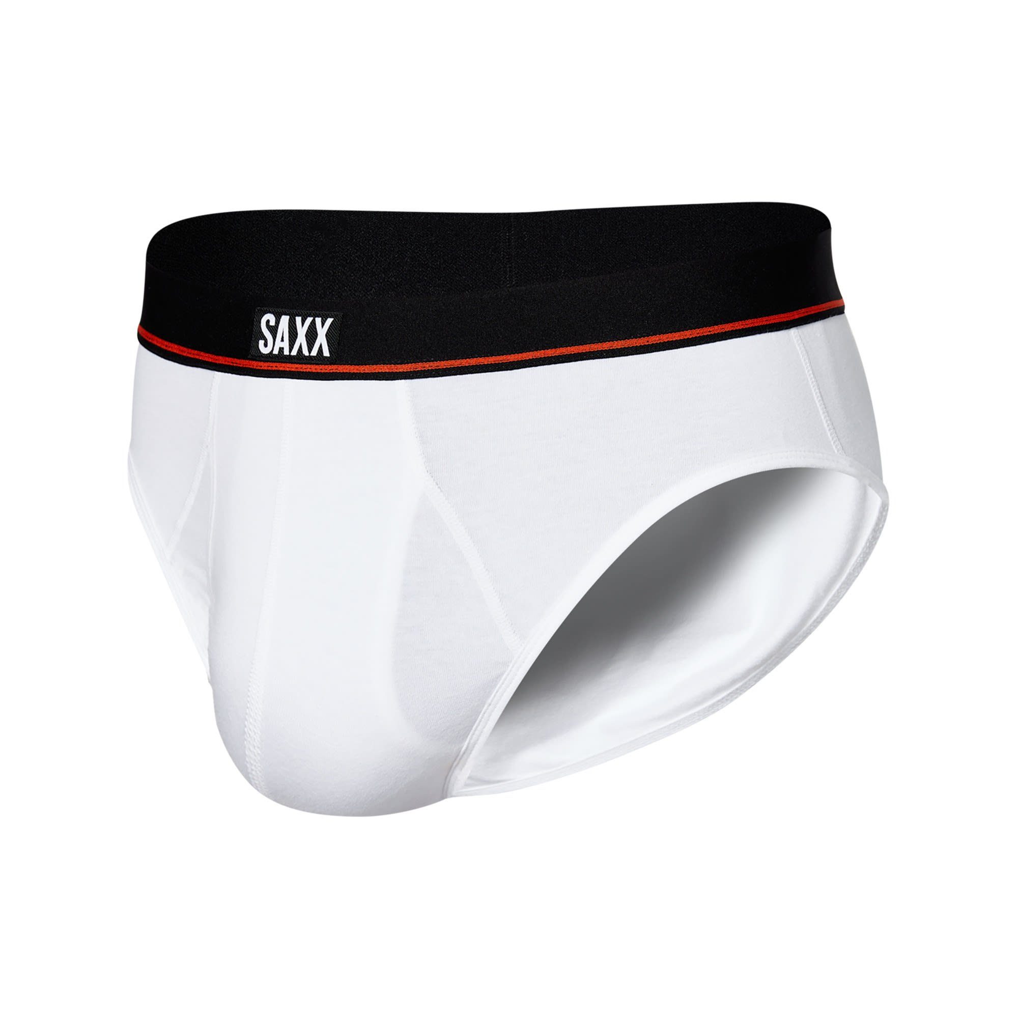 M Brief Cotton Stretch Unterhose Herren Lange Non-stop Kurze White Saxx SAXX