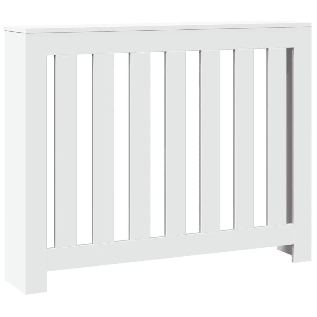 vidaXL Heizkörper Heizkörperverkleidung Weiß 104x20x82 cm Holzwerkstoff