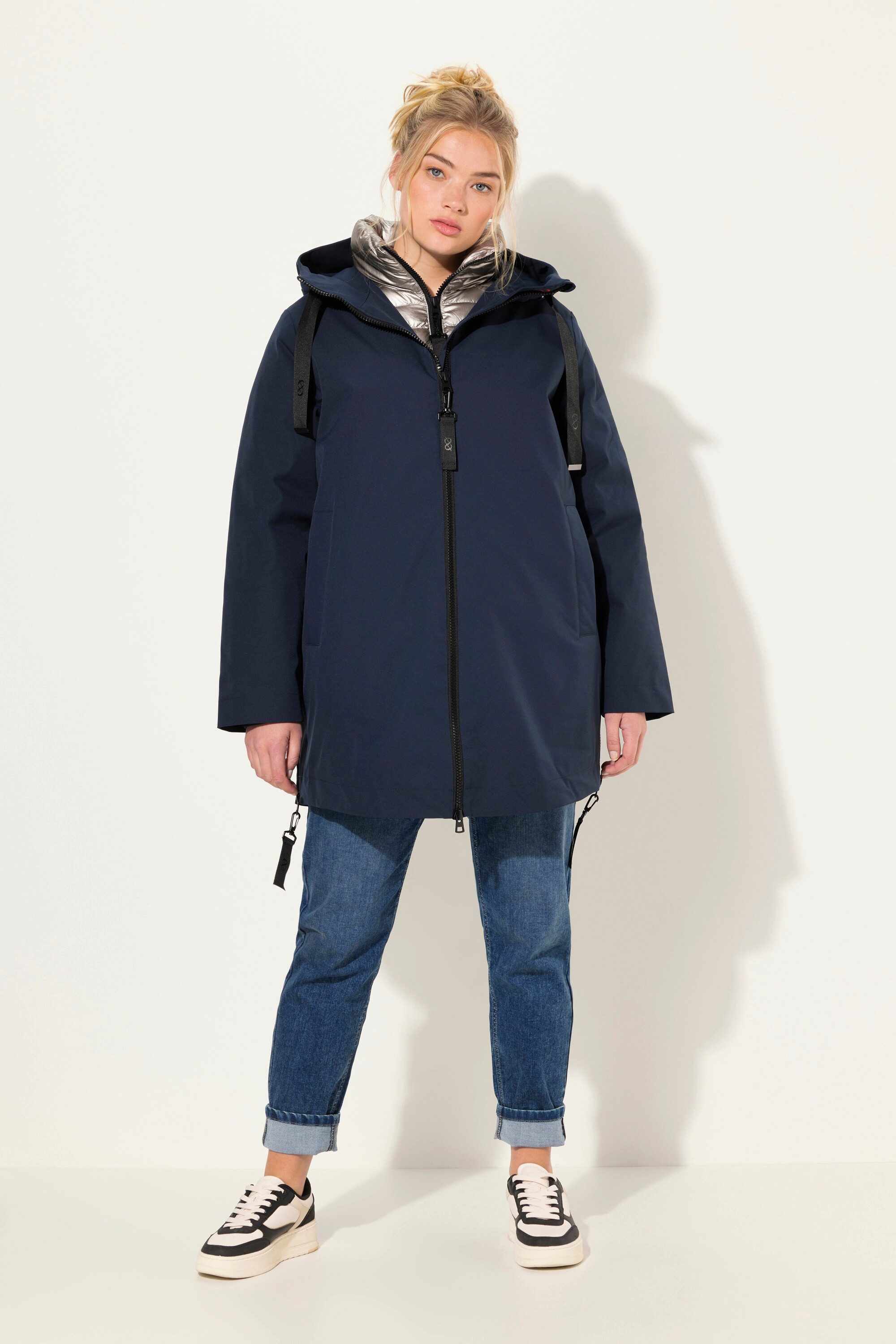 Laurasøn Funktionsjacke 2 in 1 Softshelljacke Kapuze wasserabweisend