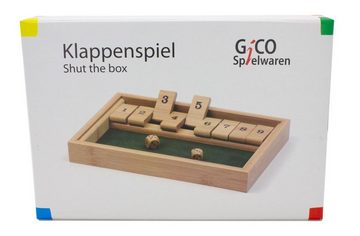 GICO Spielesammlung, GICO Klappenspiel / Shut the box aus Holz - 7954