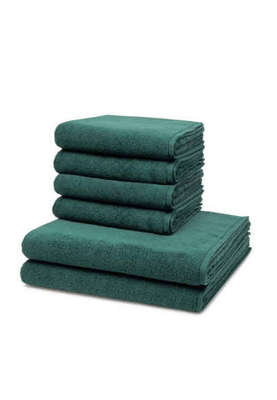 ROSS Handtuch Set Sensual Skin, Walkfrottee, (Spar-Set, 6-tlg), 4 X Handtuch 2 X Duschtuch - im Set - Baumwolle -