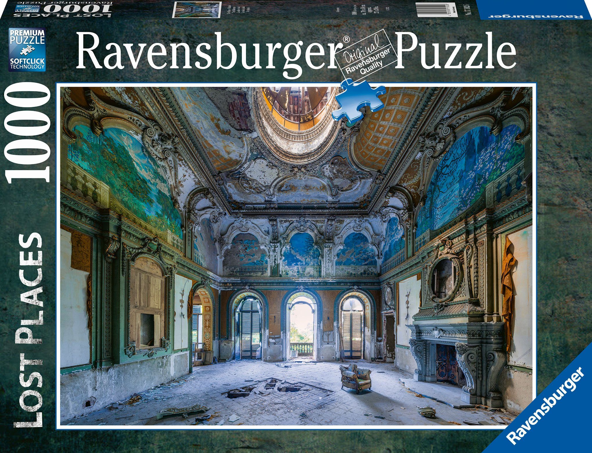 Ravensburger Puzzle Lost Places, The Palace, 1000 Puzzleteile, Made in Germany, FSC® - schützt Wald - weltweit