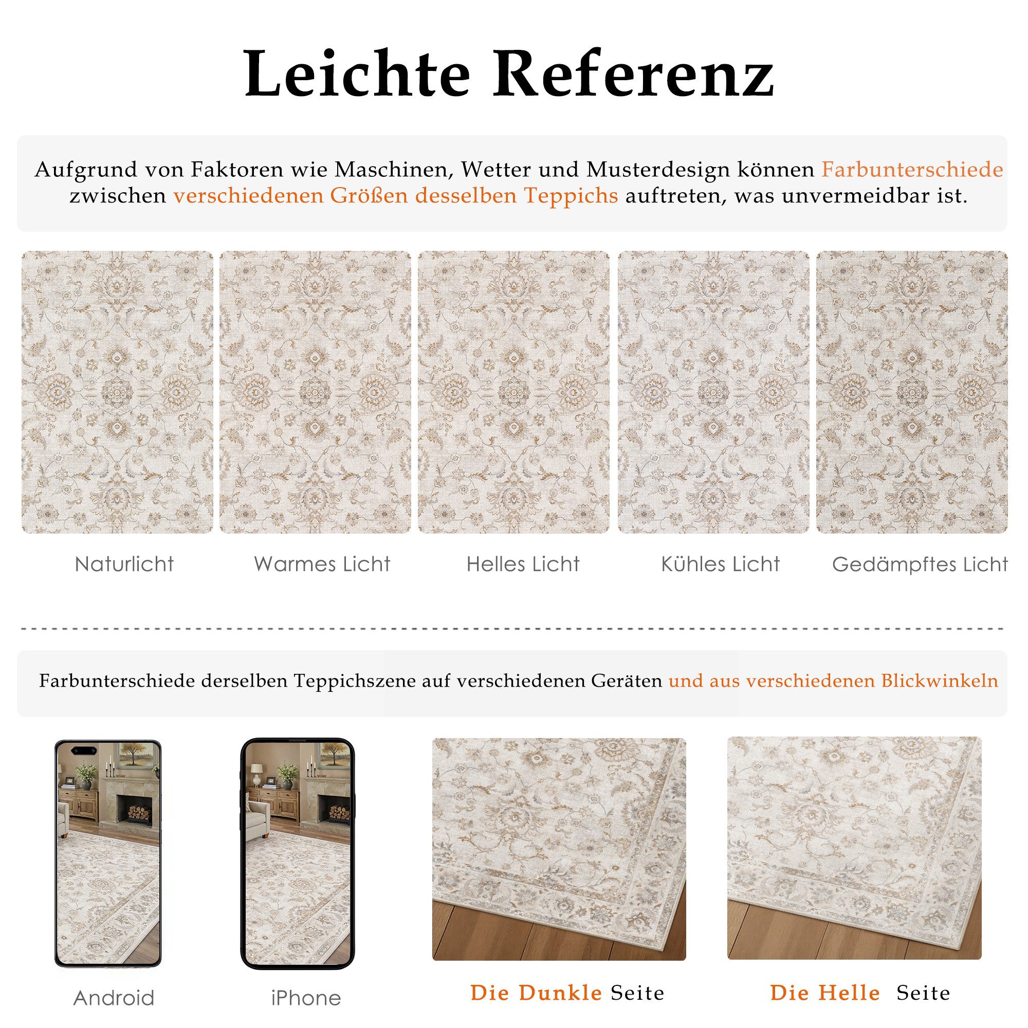 PURECOZY Teppich Kurzflor, weich & rutschfest, waschbar für Wohnzimmer und Schlafzimmer, Rechteckig, Höhe: 5 mm, Verfügbare Größen: 120x180, 160x230, 200x300, 300x400 cm