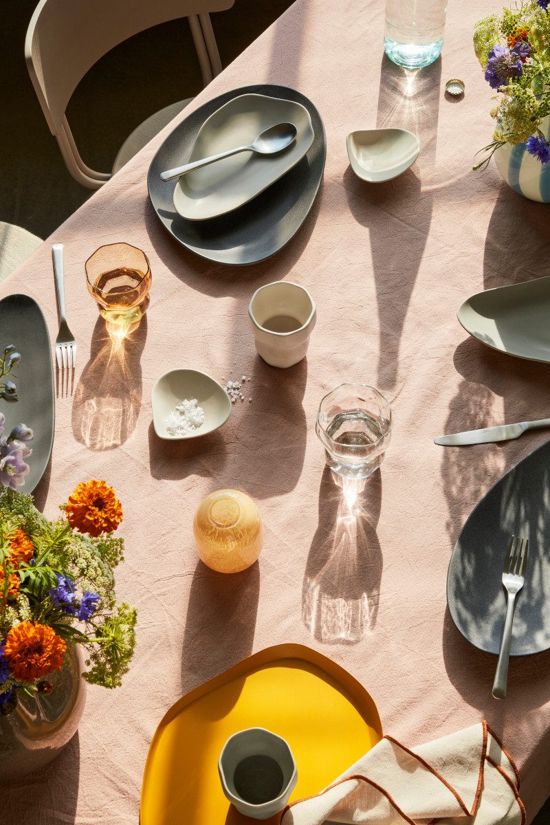 Broste Copenhagen Besteck-Set HUNE Kuchengabel Titanium Mat Black 4tlg., Edelstahl 18/8