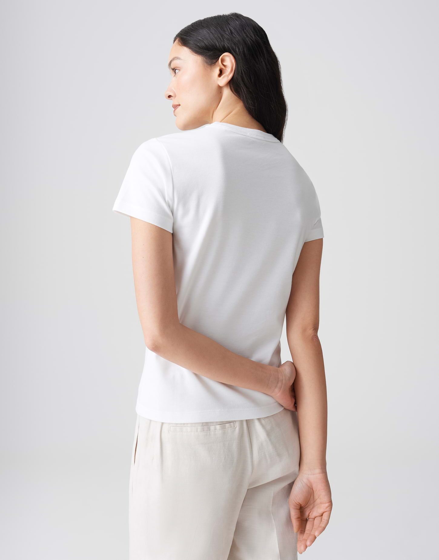 OPUS T-Shirt T-Shirt SAMUN Slim aus BCI Cotton Mix