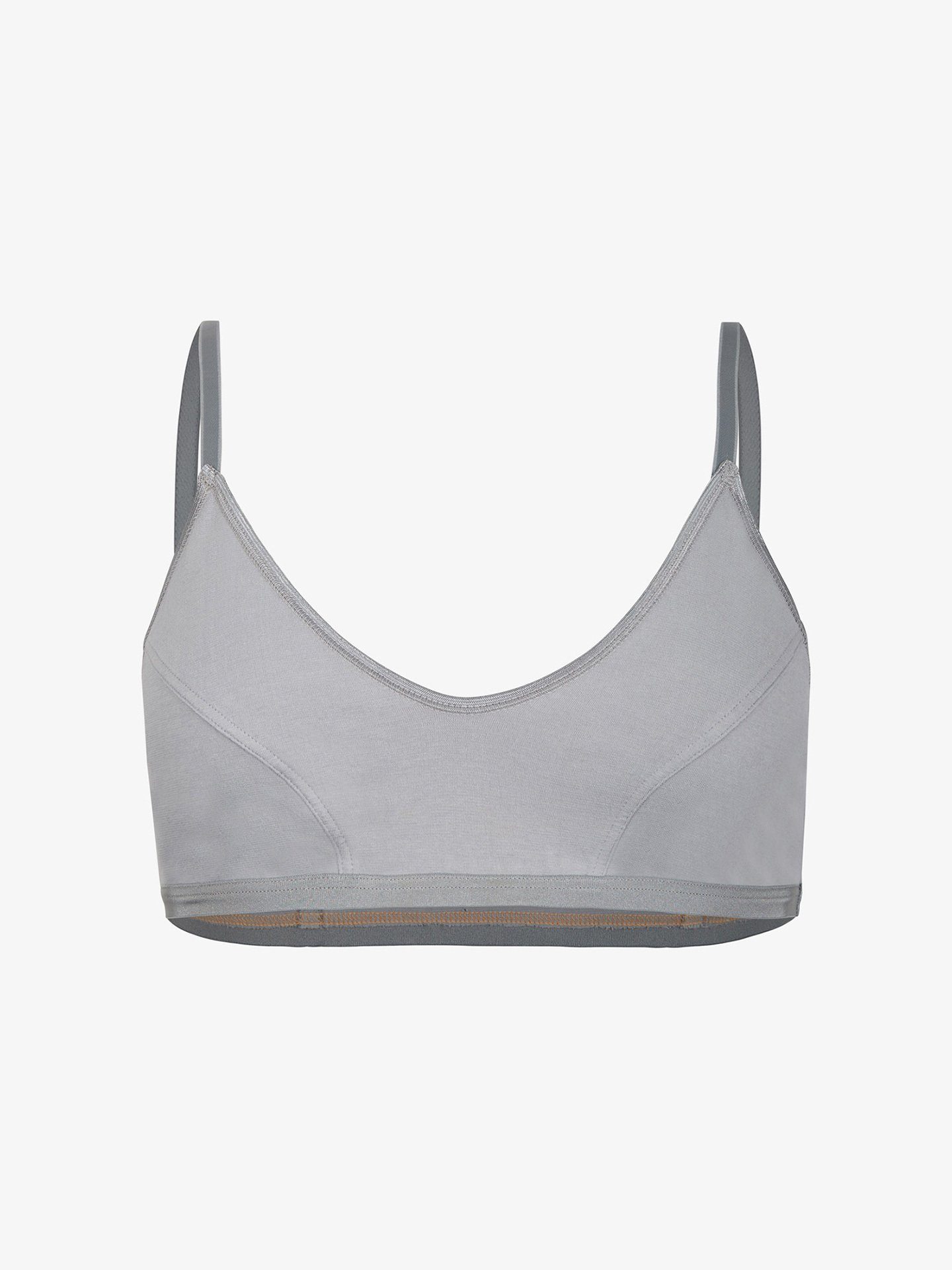 Bralette (1-tlg) EDITH steingrau Textil Erlich