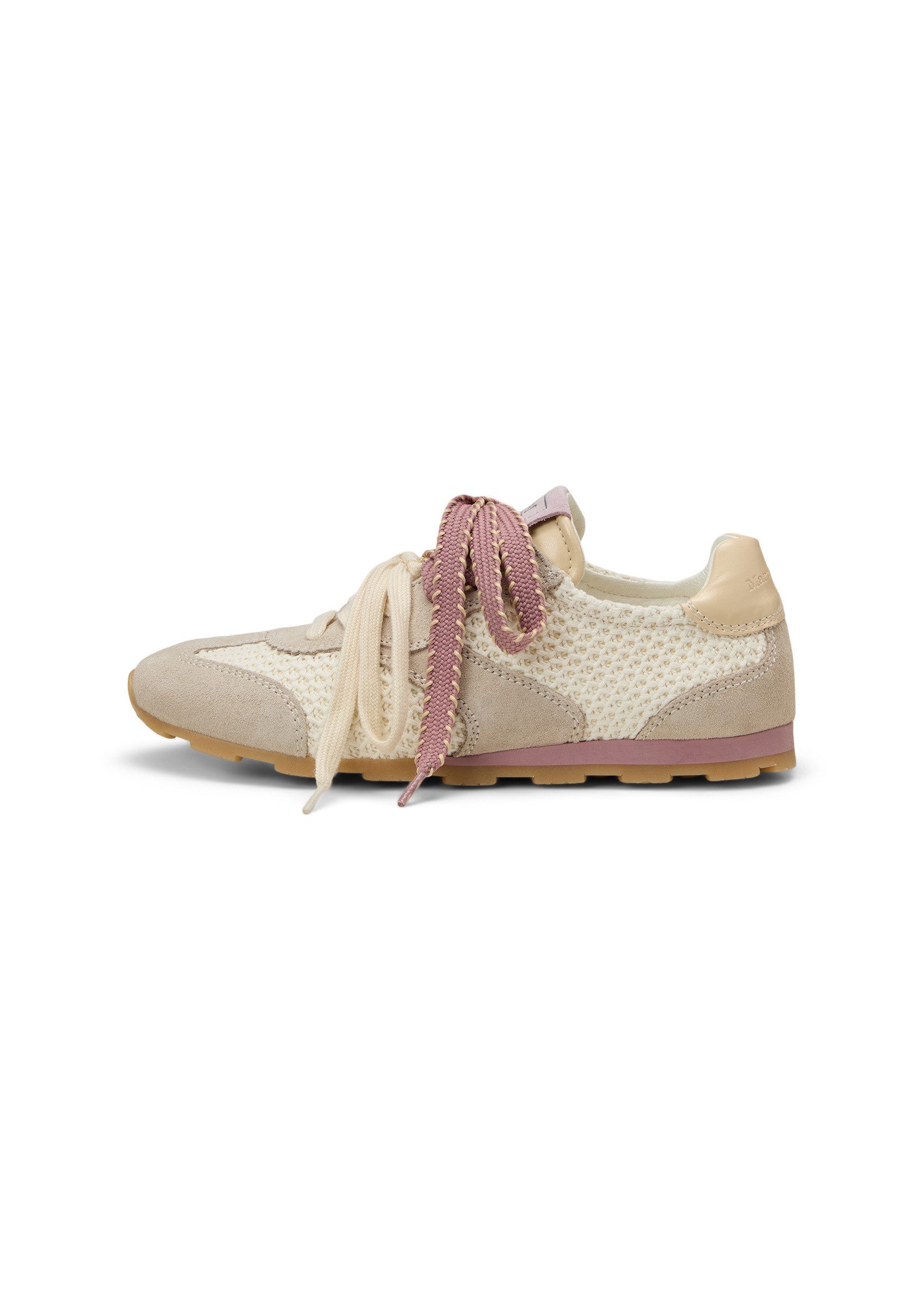 Marc O'Polo in luftiger Häkeloptik mit Leder Sneaker