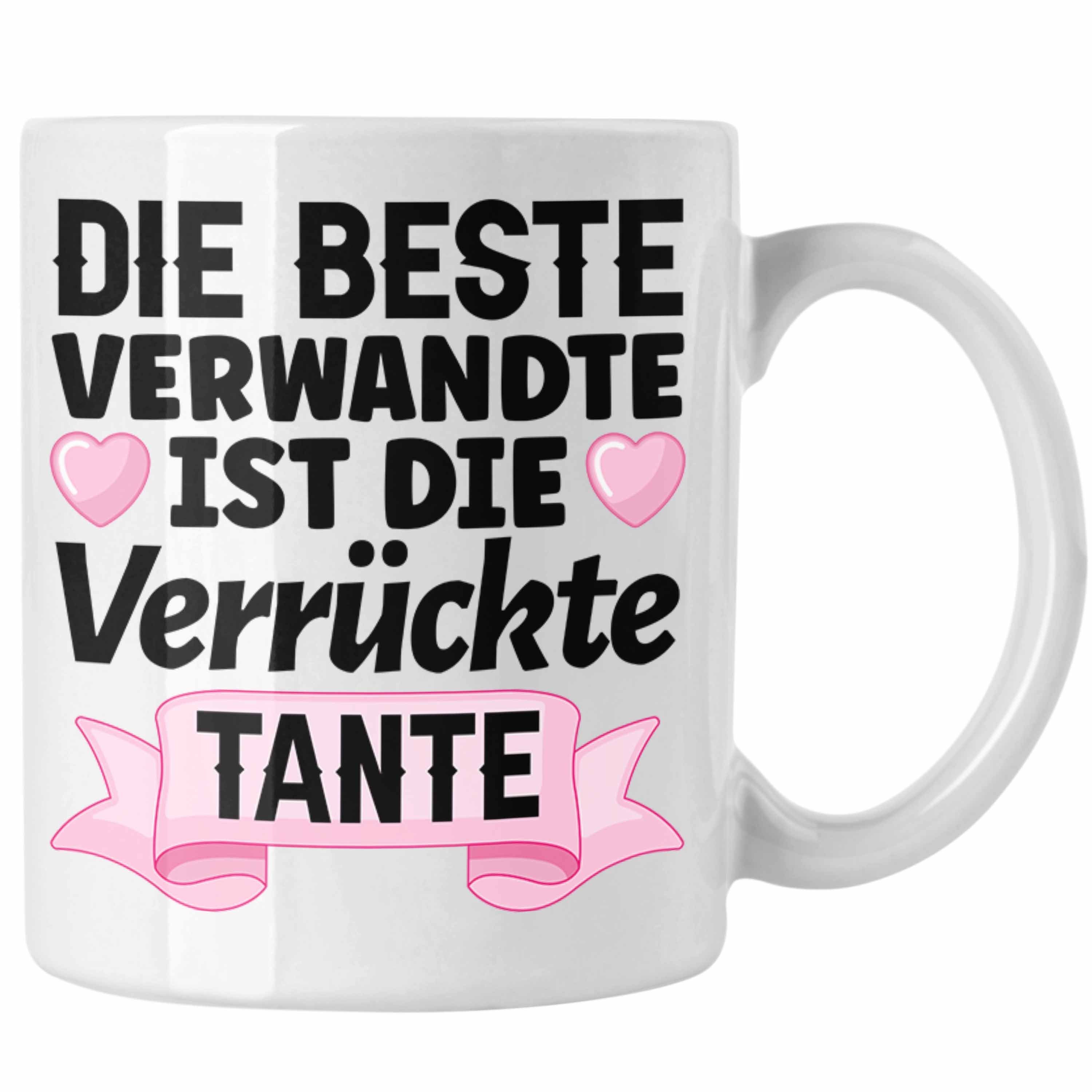 Trendation Tasse Trendation Beste Tante der Welt Geschenk Tasse mit