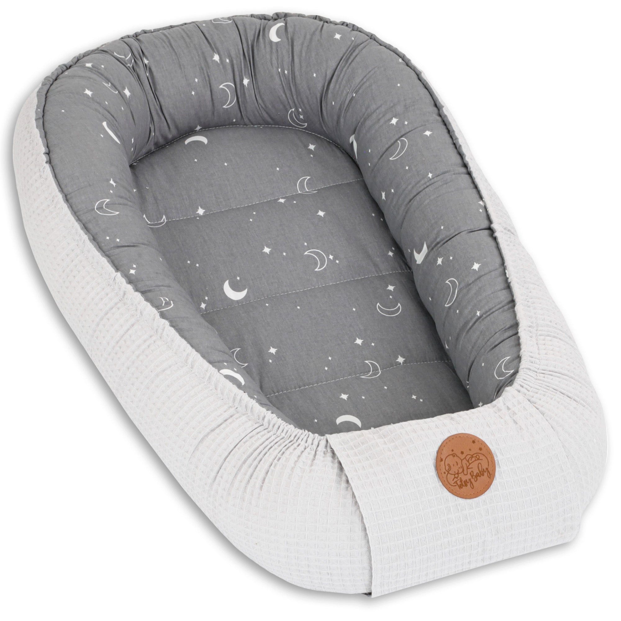 Kuschelnest Babynest Neugeborene Nestchen Baby - 90x50 cm Kokon Handmade