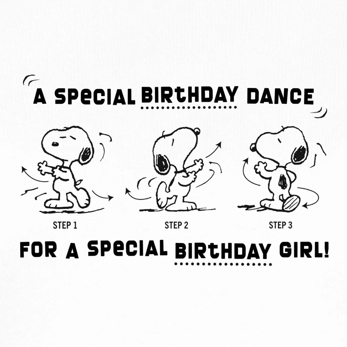 Spreadshirt Sweatshirt Peanuts Design Snoopy Geburtstagstanz Mädchen Damen Premium Pullover (1-tlg)