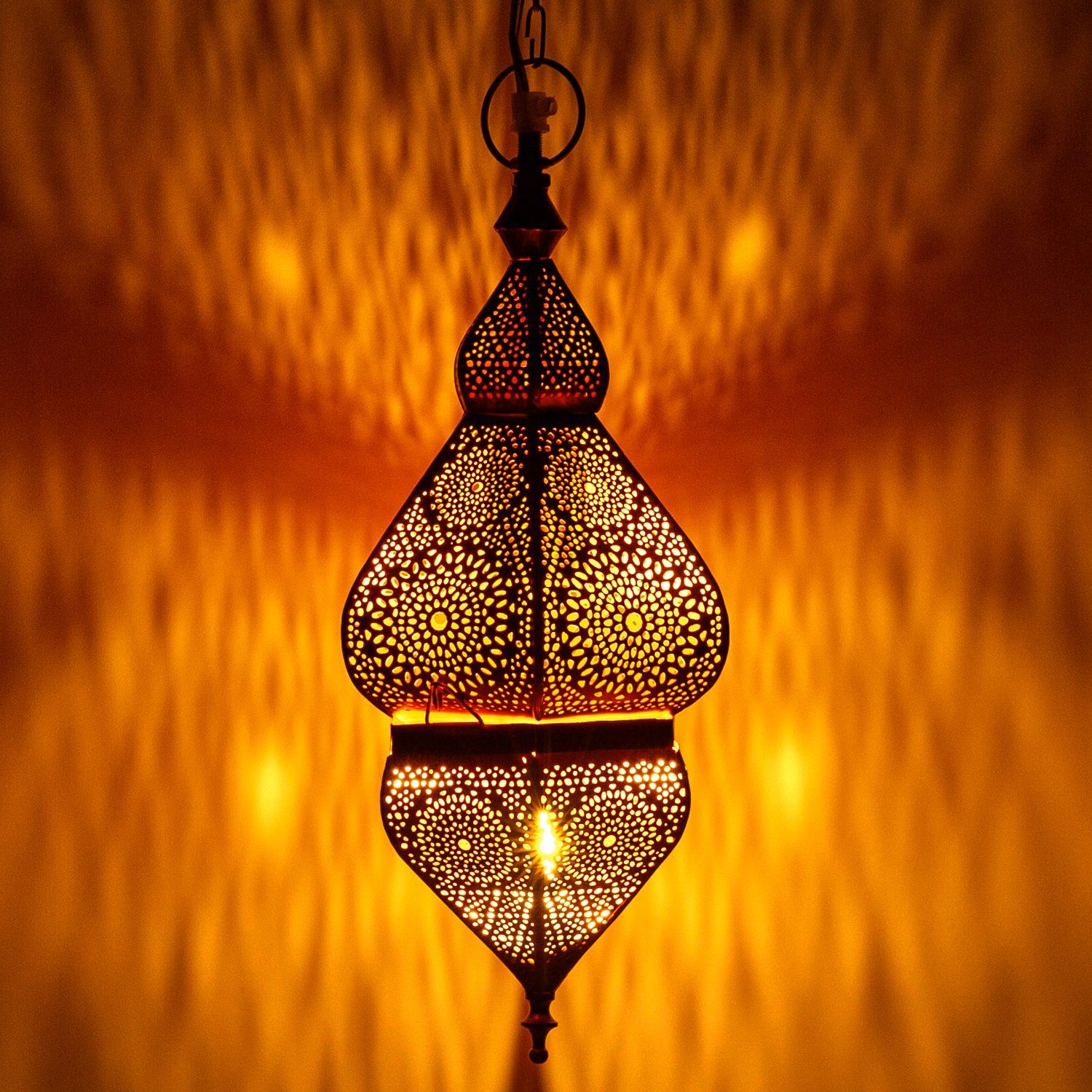 Marrakesch Orient & Mediterran Interior Deckenleuchte Orientalische Lampe  Pendelleuchte Idal 35cm, ohne Leuchtmittel