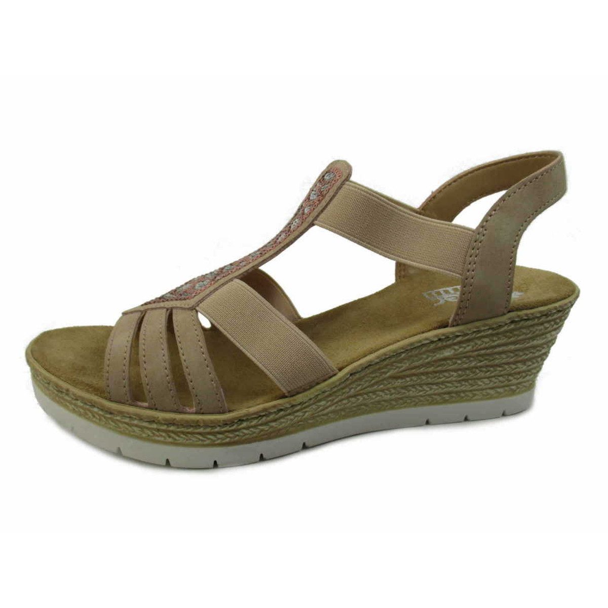 Rieker Keilsandalen für Damen in rot günstig online kaufen