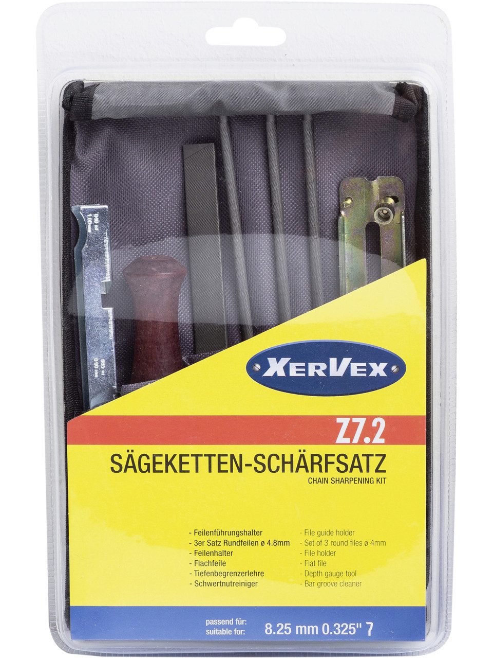 Xervex Akku-Kettensäge XerVex Schärfsatz Z7.2 4,8 mm