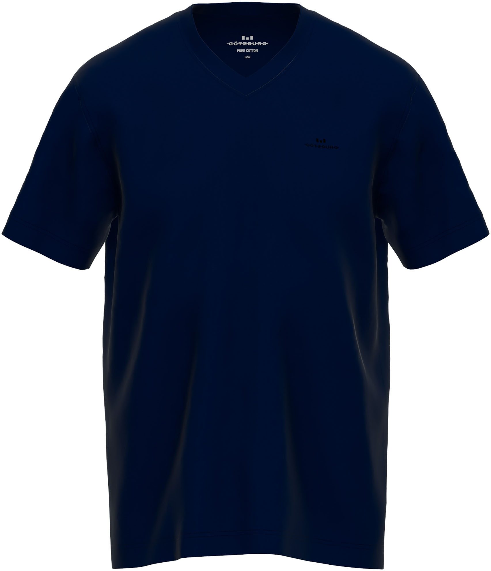 GÖTZBURG Pyjamaoberteil New York V-Ausschnitt, Kurzarm, günstig online kaufen