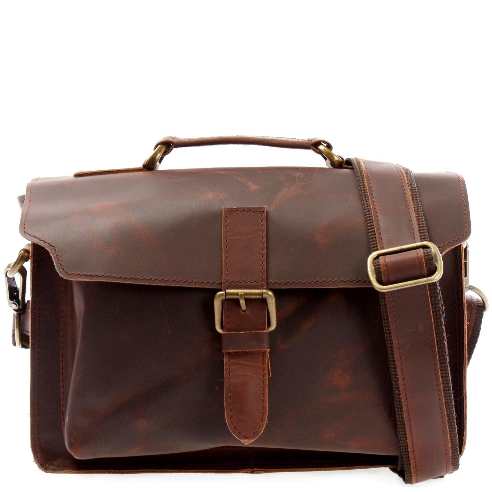 Umhängetasche kleine Ledertasche Damen Herren Schultertasche Leder LE3023