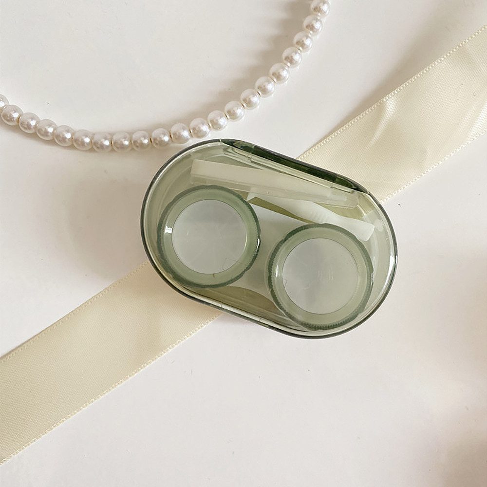 Candyse Kontaktlinsenbehälter 8 Stück Kontaktlinsenbehälter, Mini-Kontaktlinsen-Organizer, Ideal für die Aufbewahrung von Kontaktlinsen und Kontakten