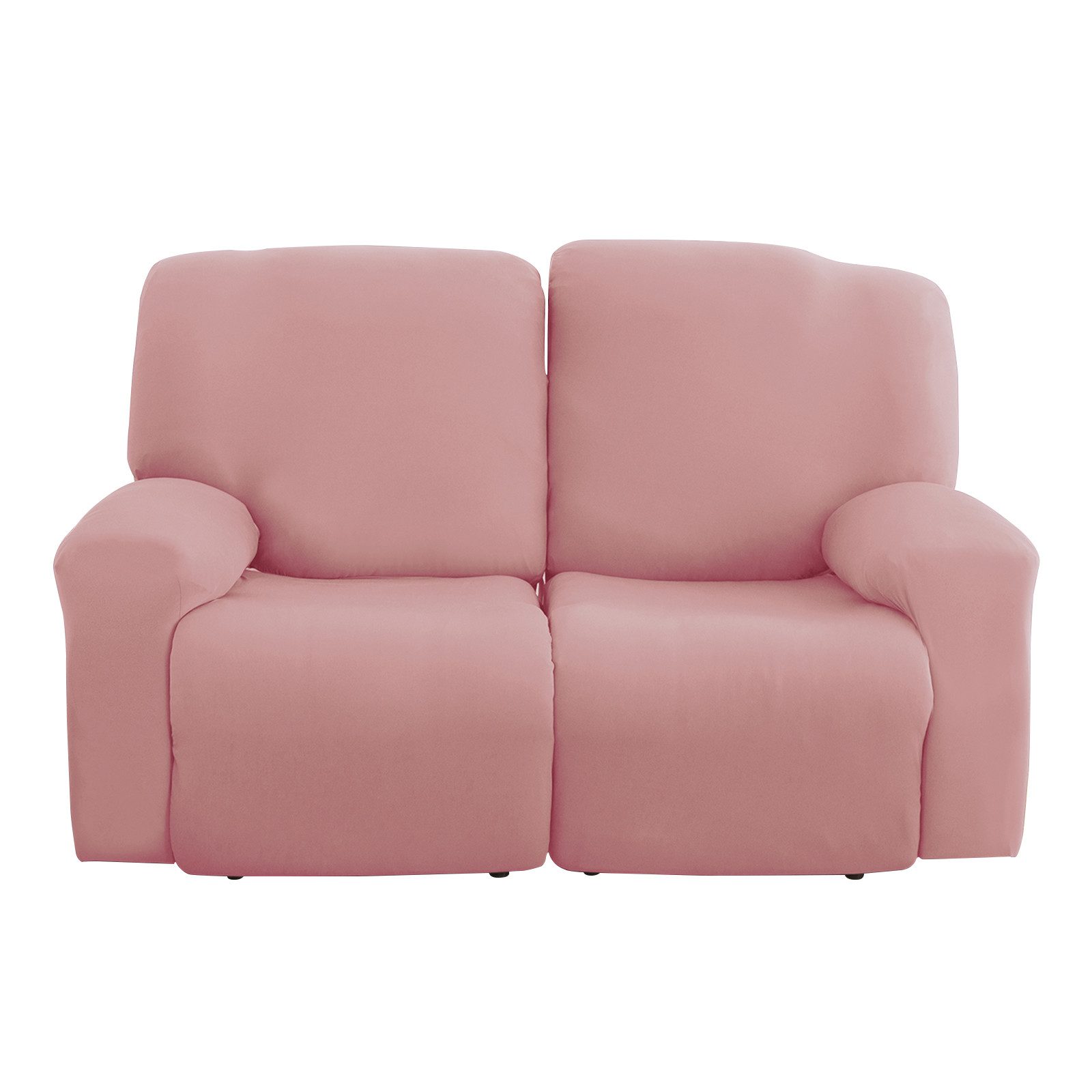 BTTO Relaxsesselhusse Sesselhussen,Stretch Sesselbezug,Milch Sesselschoner 4/6/8 Teile, Stuhlbezug Schutz,Möbelschutz für Komplett,Fernsehsessel Liege Sessel