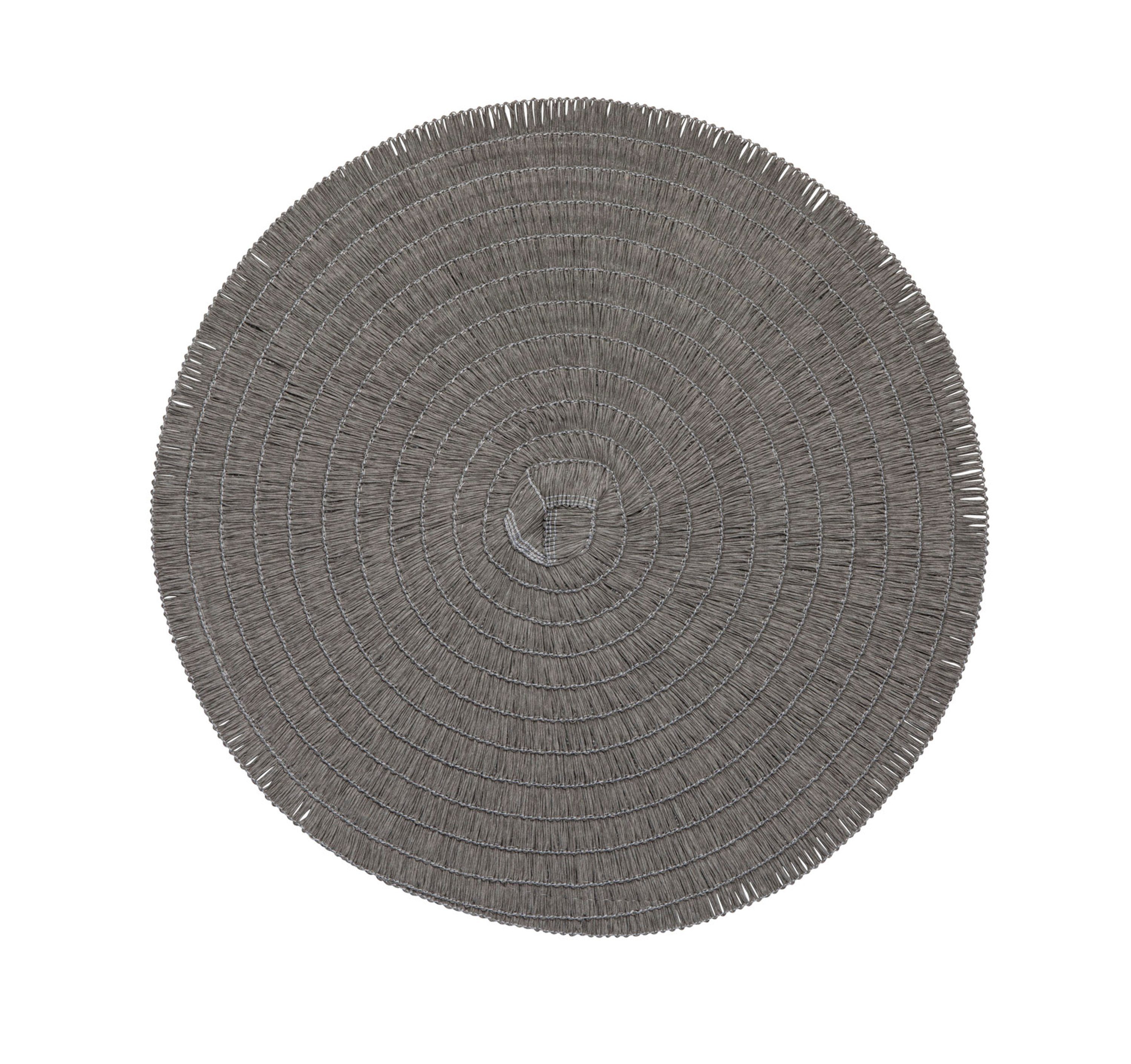 Platzset, Pichler Tischset Wave, rund 38 cm, granit, PICHLER