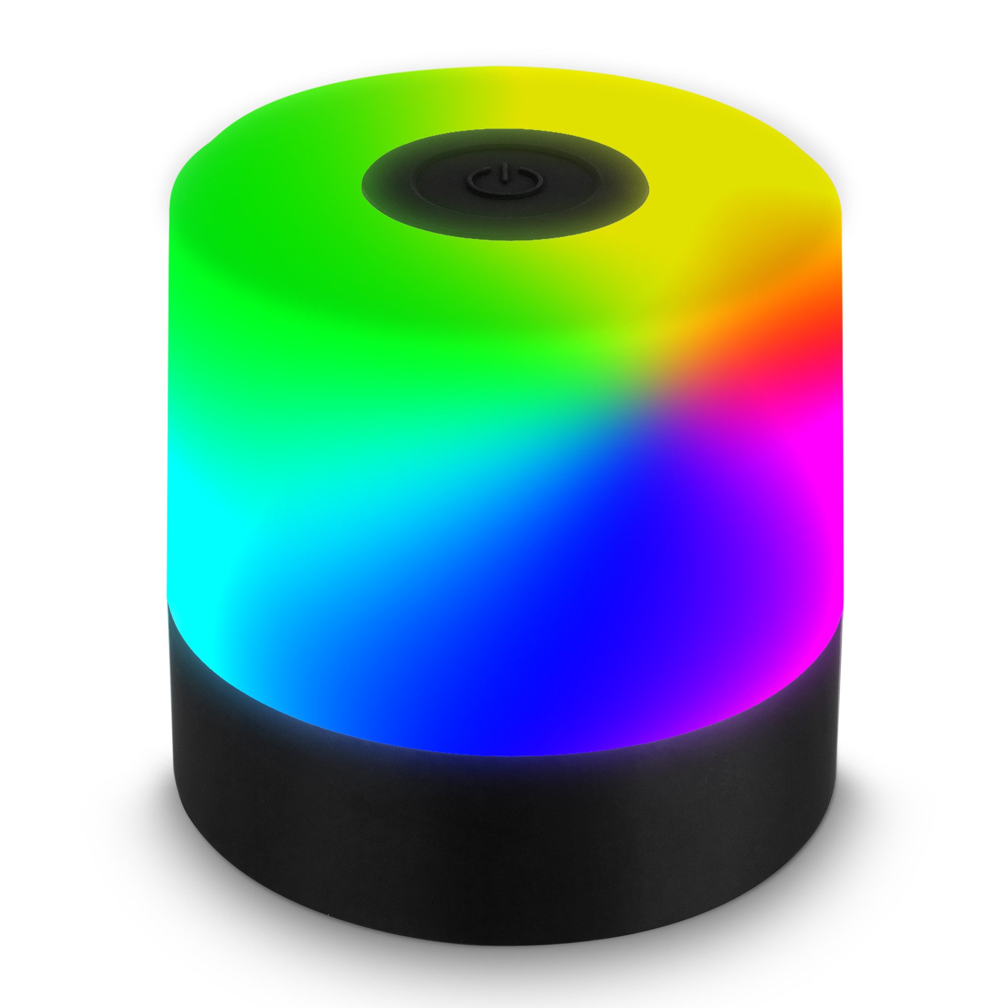 Briloner Leuchten Außen-Tischleuchte LED Tischlampe kabellos akku dimmbar Balkon Garten Camping, RGB, LED fest integriert, 2700K, Tischleuchte, Akku, dimmbar, USB, IP44, verschiedene Farben