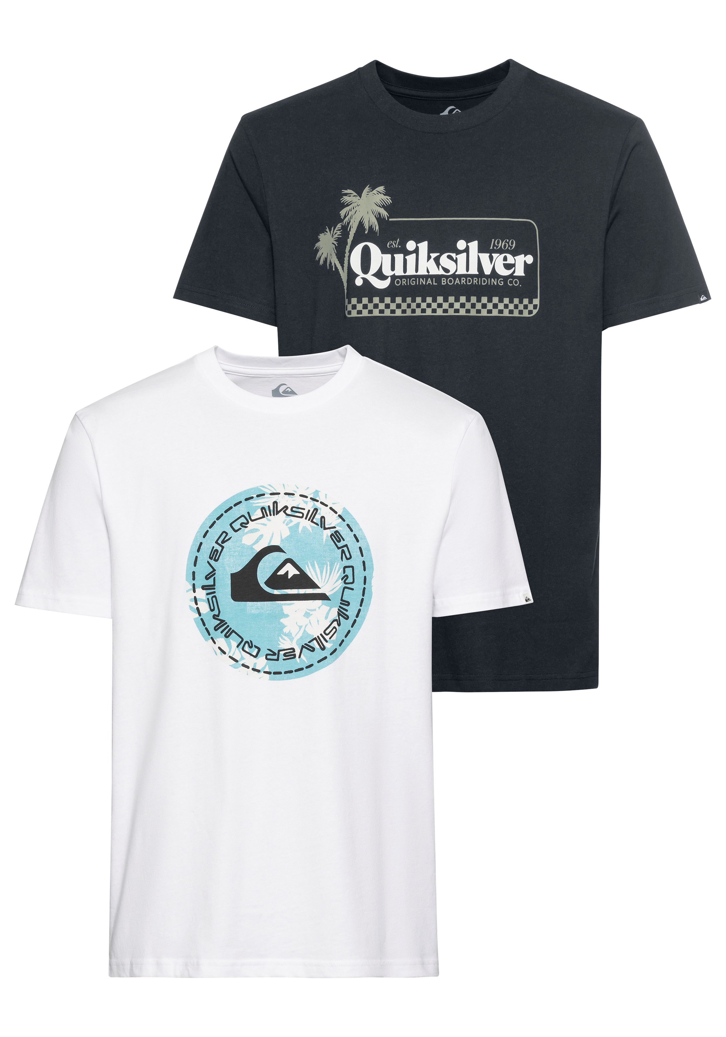 Quiksilver T-Shirt (Packung, 2-tlg., 2er-Pack)