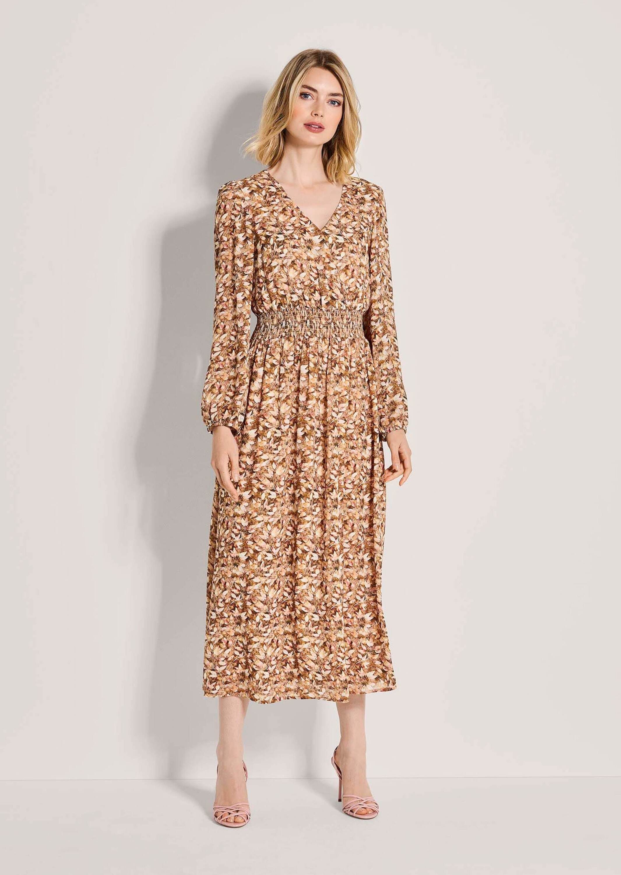 MADELEINE Maxikleid Viskosekleid mit Wickeleffekt Sommerkleid mit V-Ausschn günstig online kaufen