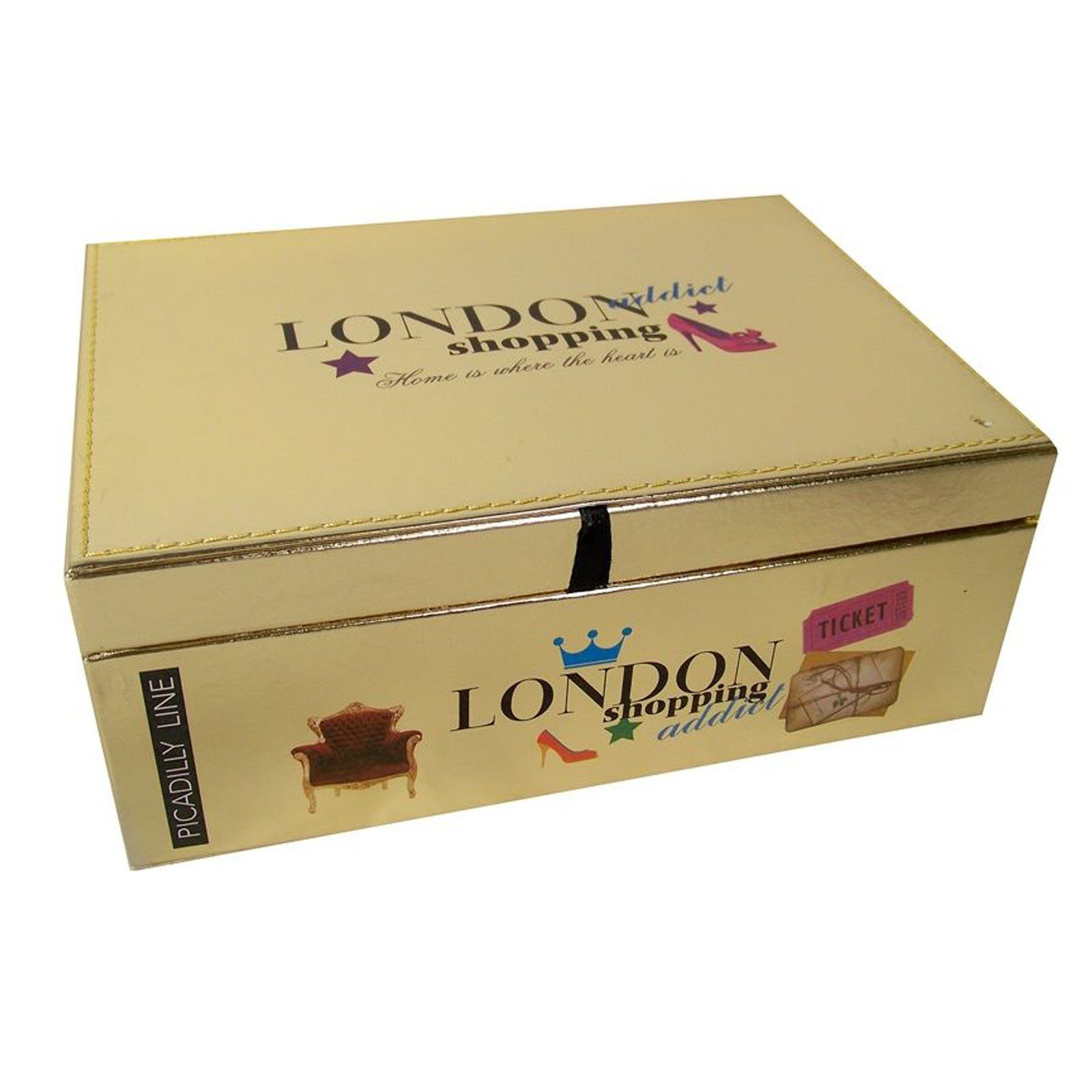 HAC24 Schmuckkasten Schmuckbox Schmuckkästchen Schmuckschatulle, mit Spiege günstig online kaufen