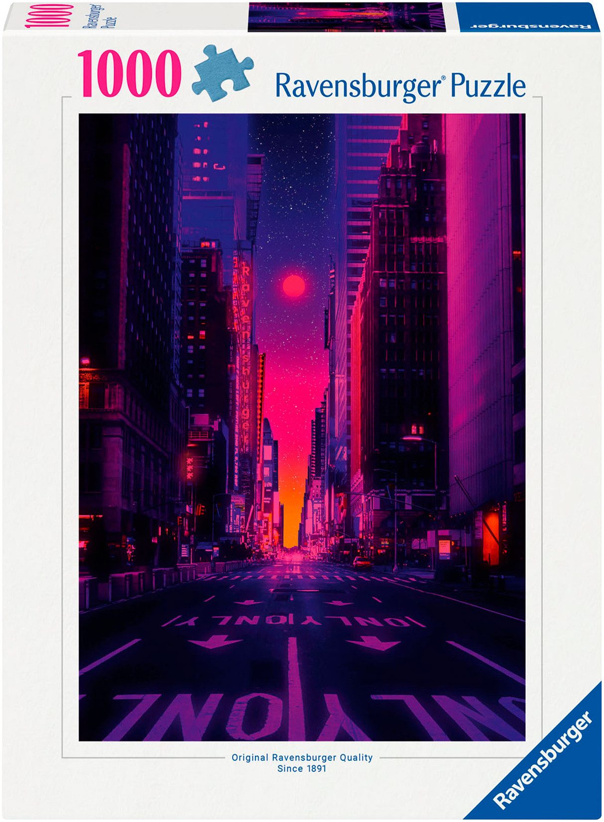 Ravensburger Puzzle New York in Neon, 1000 Puzzleteile, Made in Germany günstig online kaufen