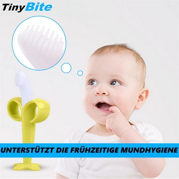 MAVURA Beißring TinyBite Kühlende Beißringe für Babys Beissring Zahnungshilfe, Tiere kühlend BPA-frei [4er Set]