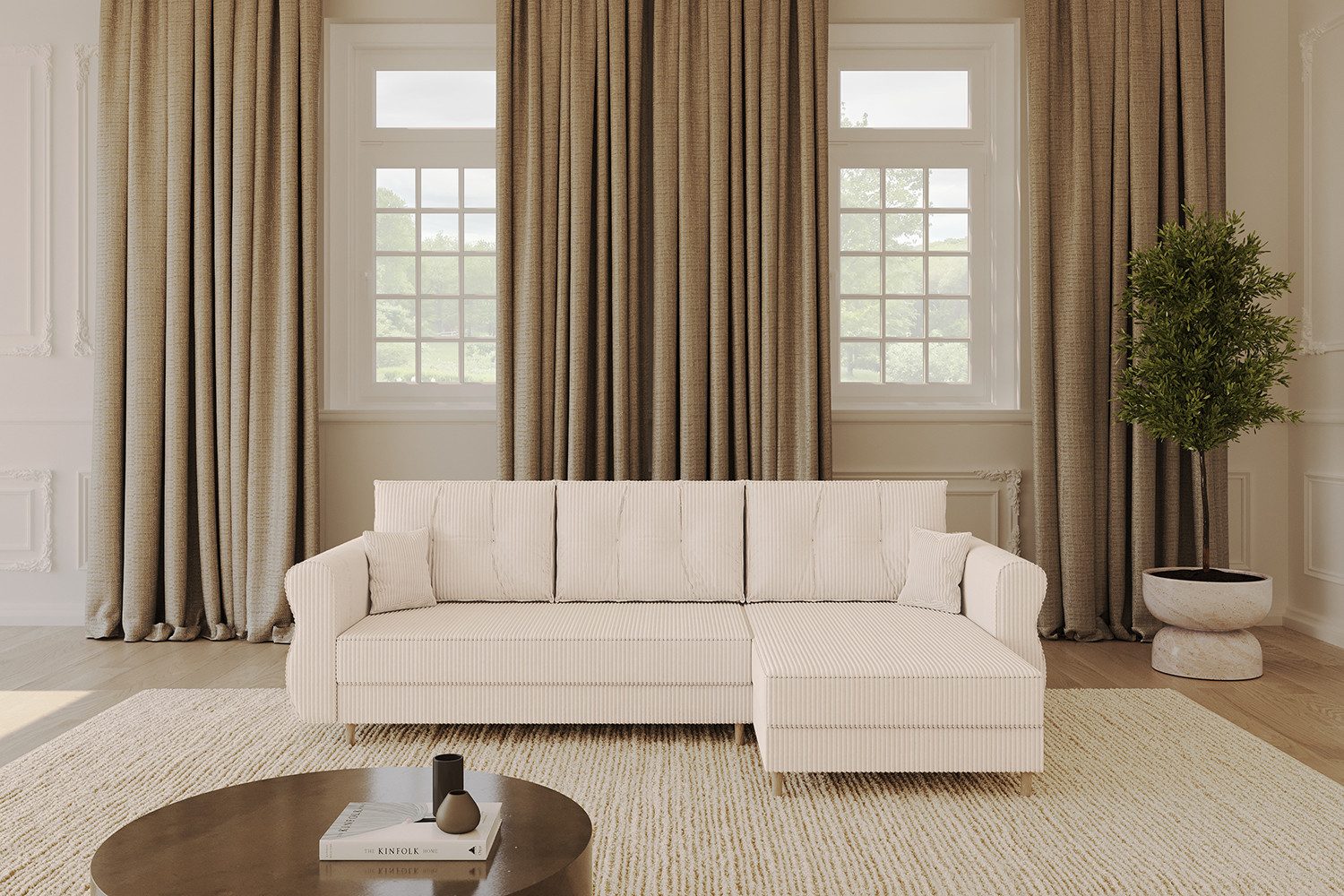 ALTDECOR Ecksofa APOL-L, Couch mit Schlaffunktion, günstig online kaufen
