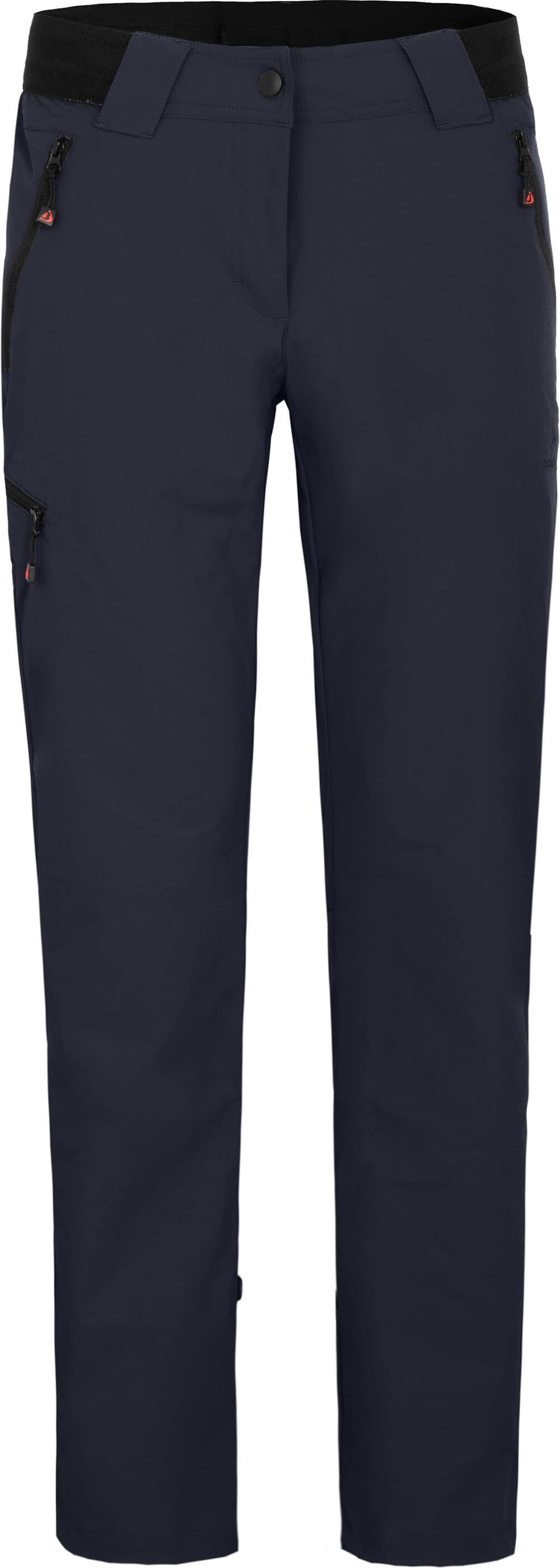 Bergson Outdoorhose VIDAA COMFORT Damen Wanderhose, leicht, strapazierfähig, Kurzgrößen, Nacht blau