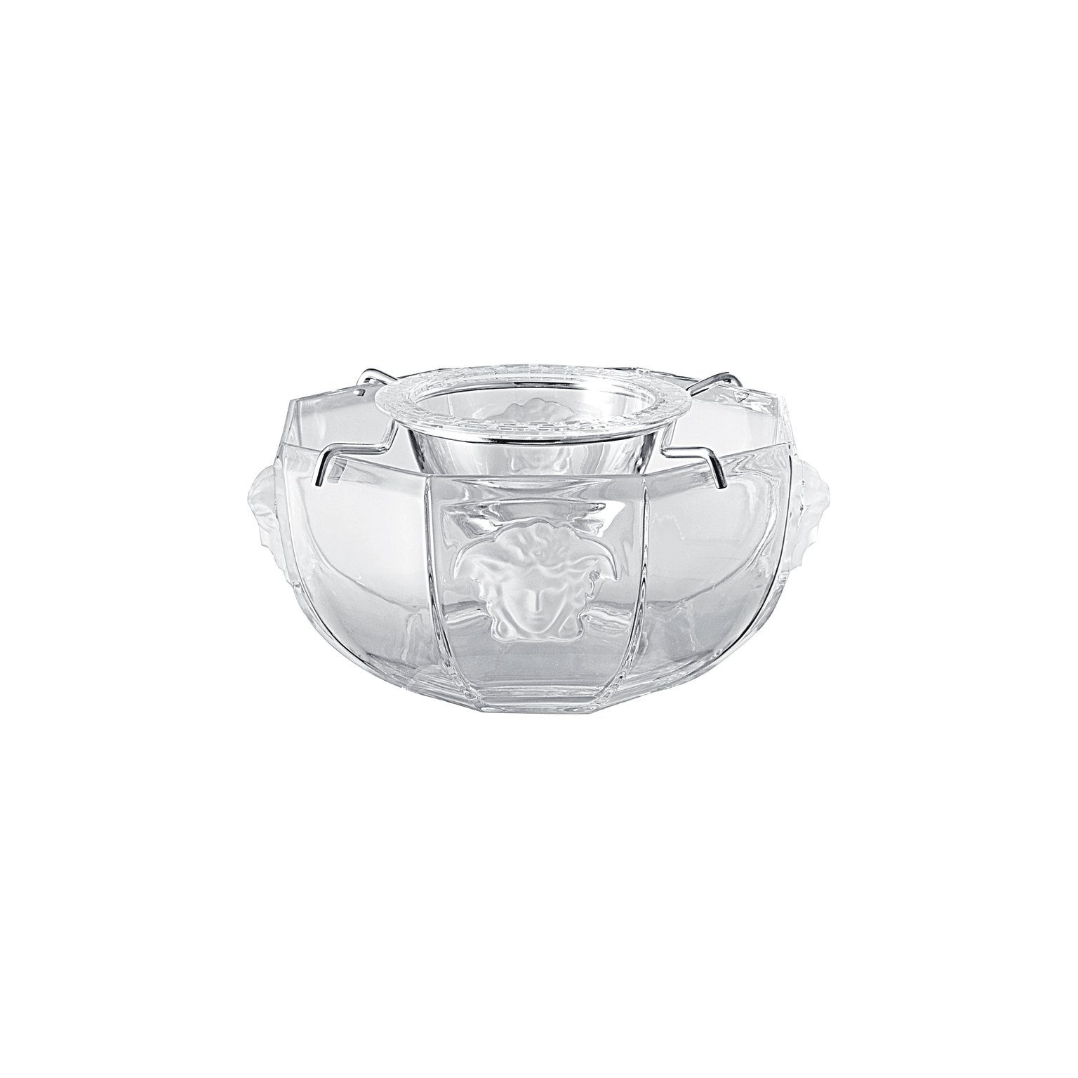 Rosenthal meets Versace Schale Medusa Glas, (3-tlg) Kaviarschale, Lumiere